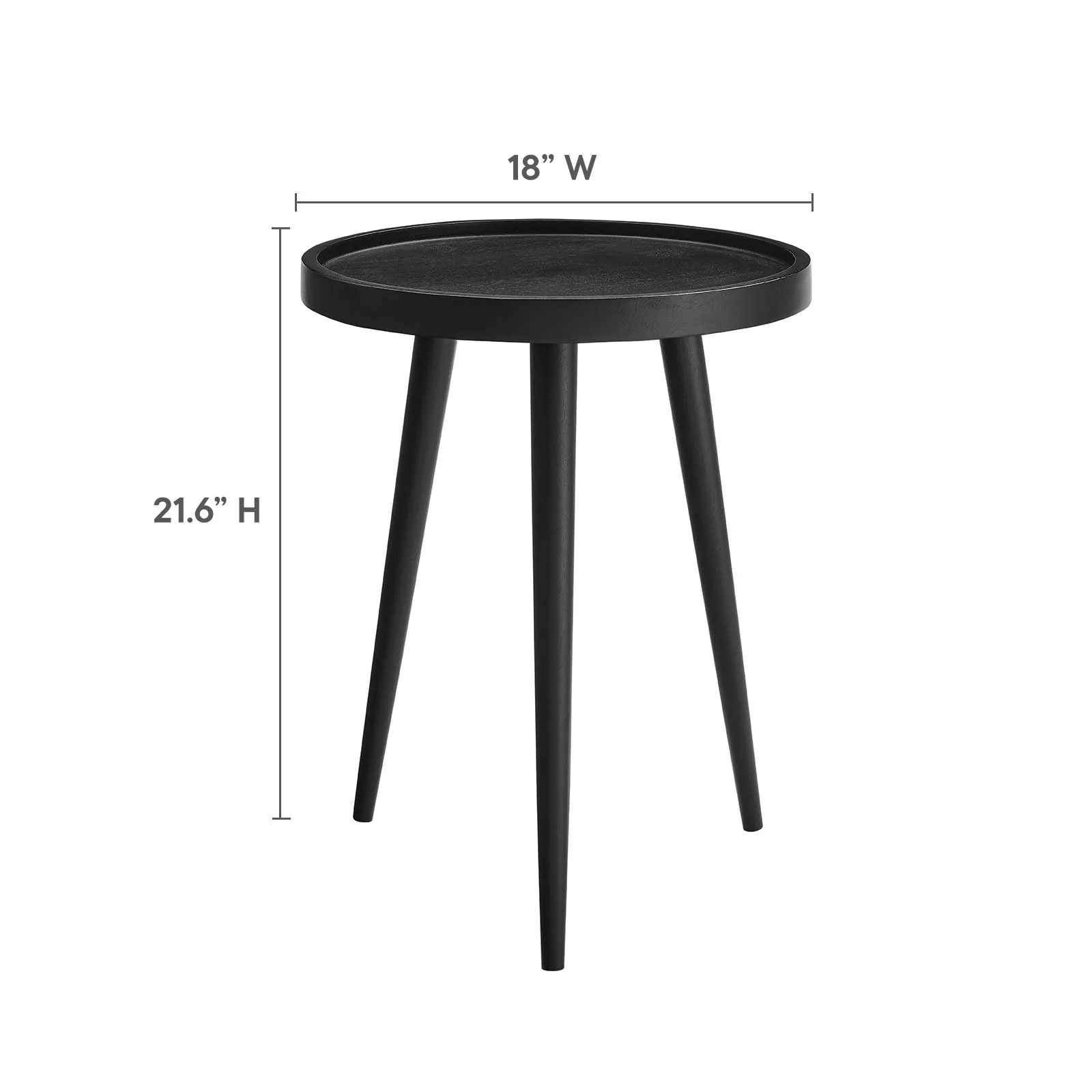 Chiro Round Wood Side Table By Modway - EEI-6830 - Image 7