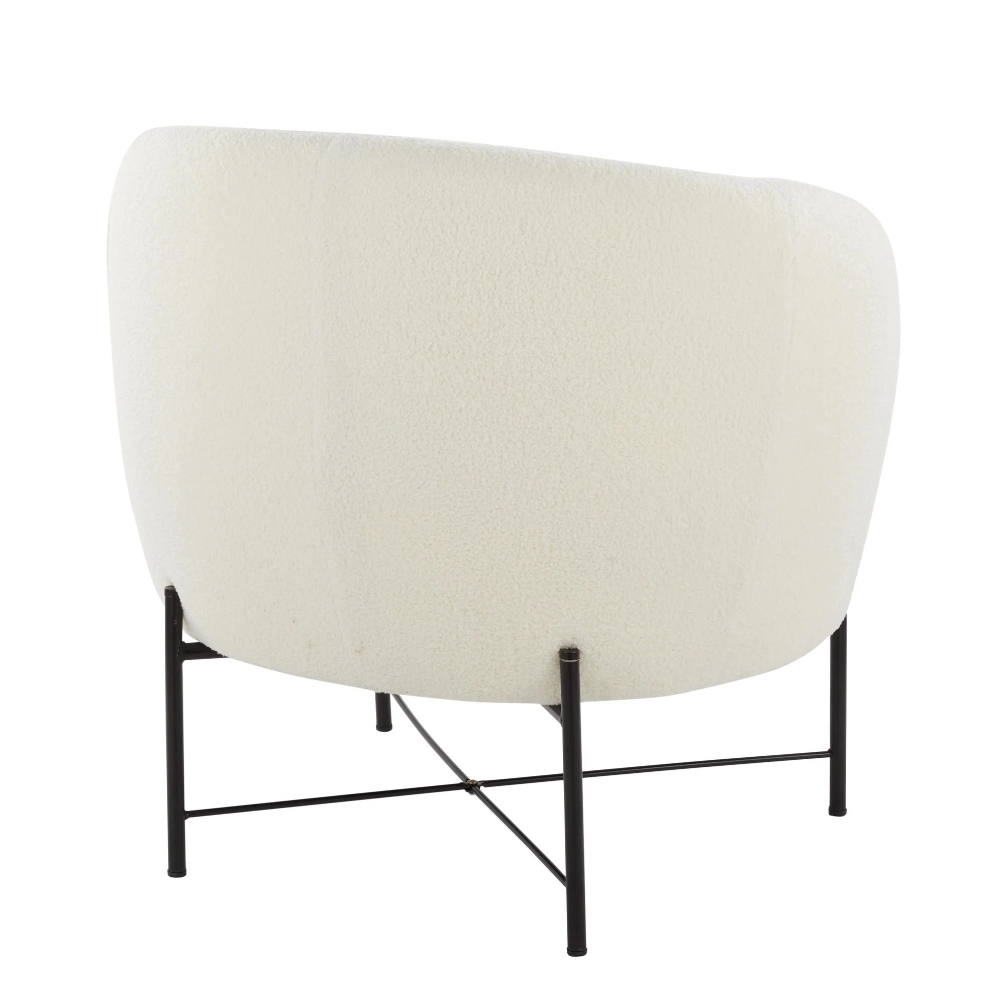 Chloe Accent Chair White By LumiSource - Image 6