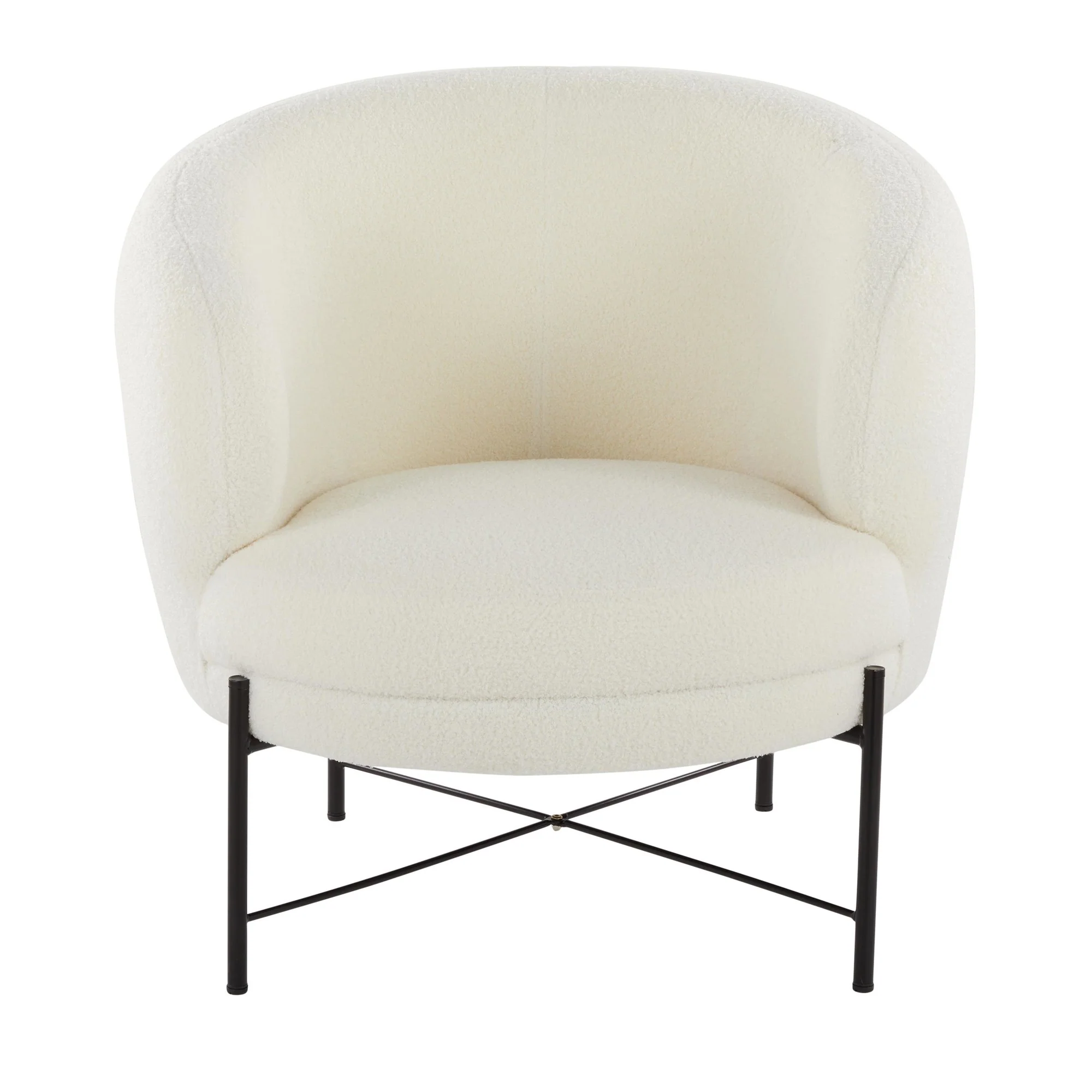 Chloe Accent Chair White By LumiSource - Image 8