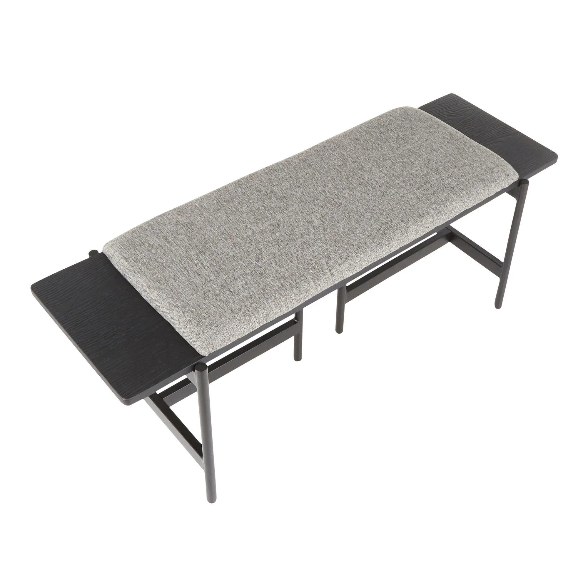 Chloe Bench Gray By LumiSource - Image 4