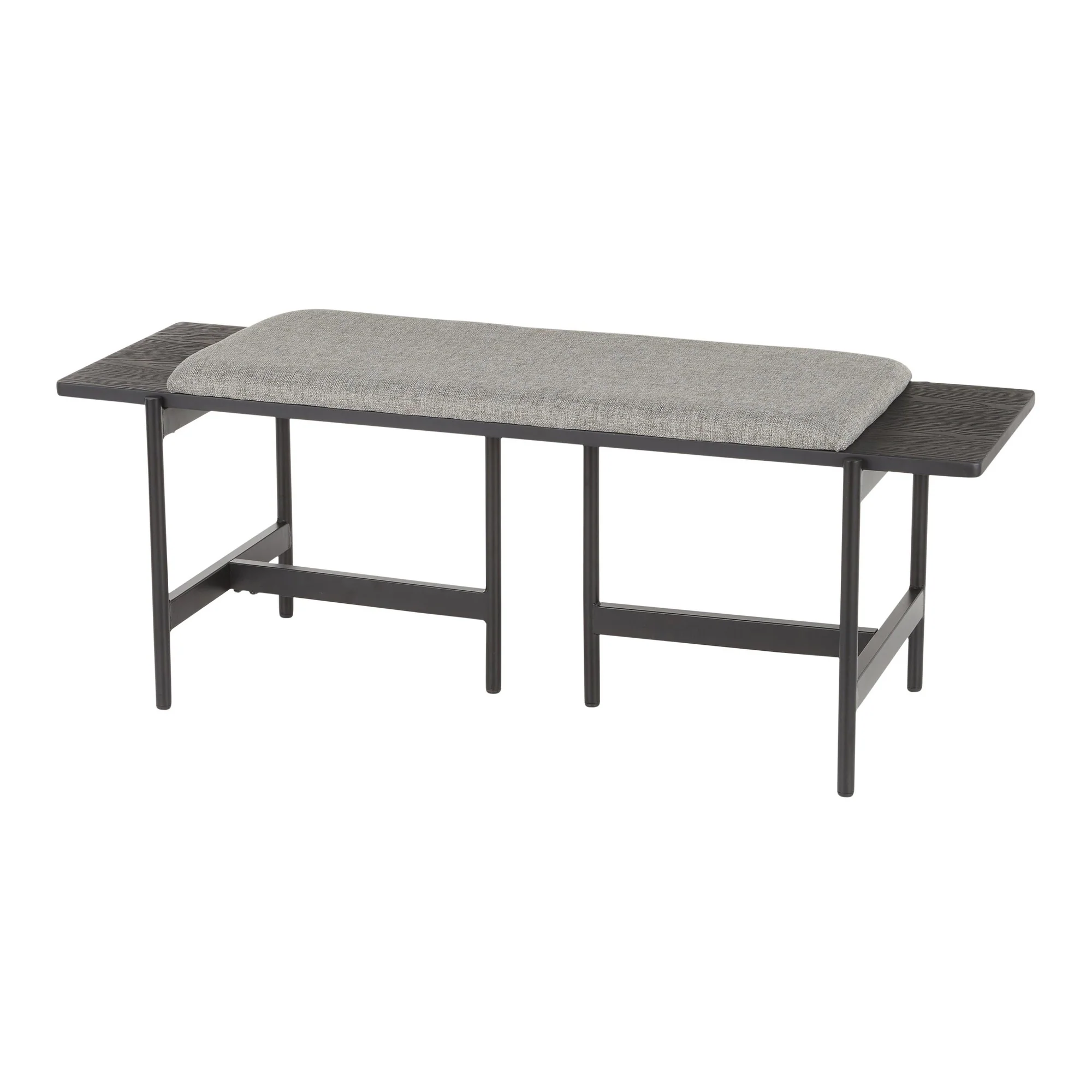 Chloe Bench Gray By LumiSource - Image 7