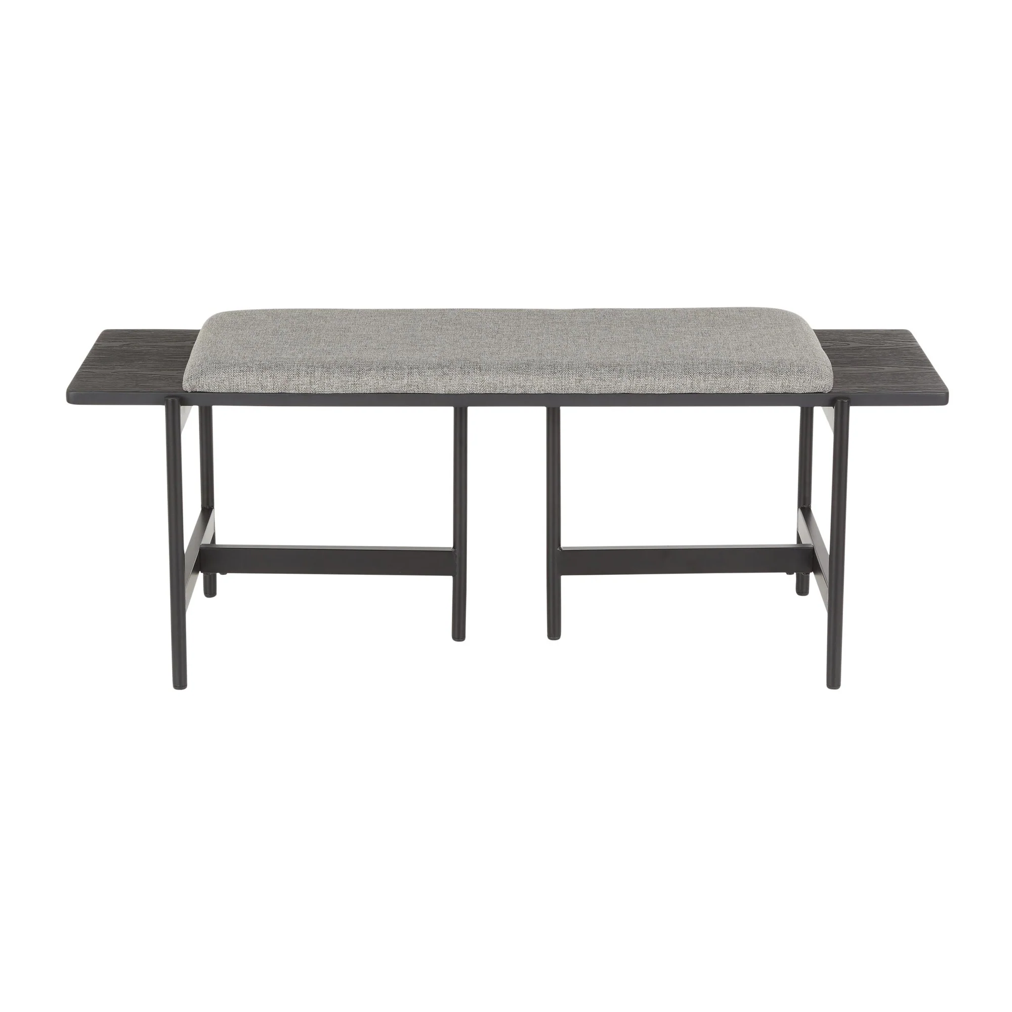 Chloe Bench Gray By LumiSource - Image 8