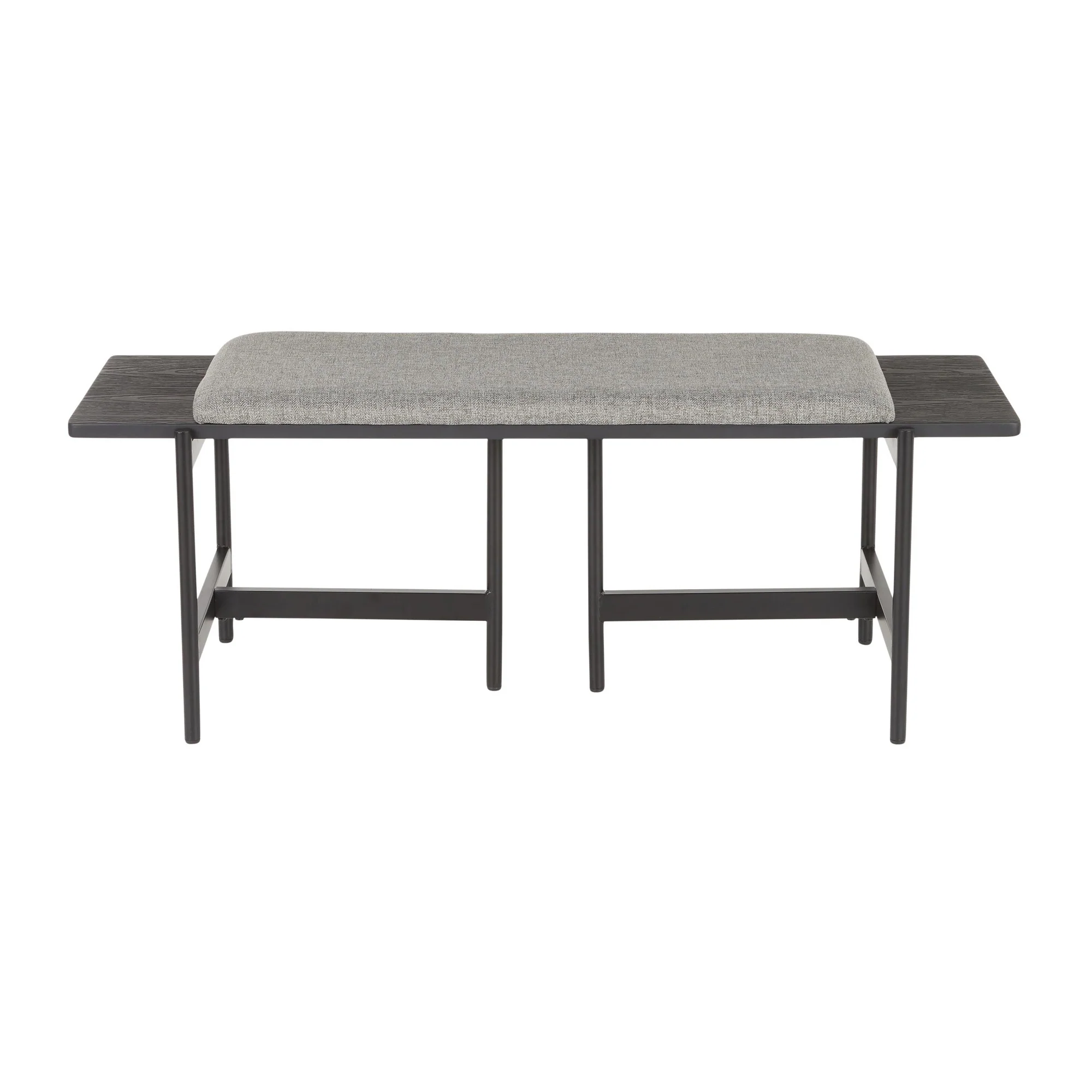 Chloe Bench Gray By LumiSource - Image 9