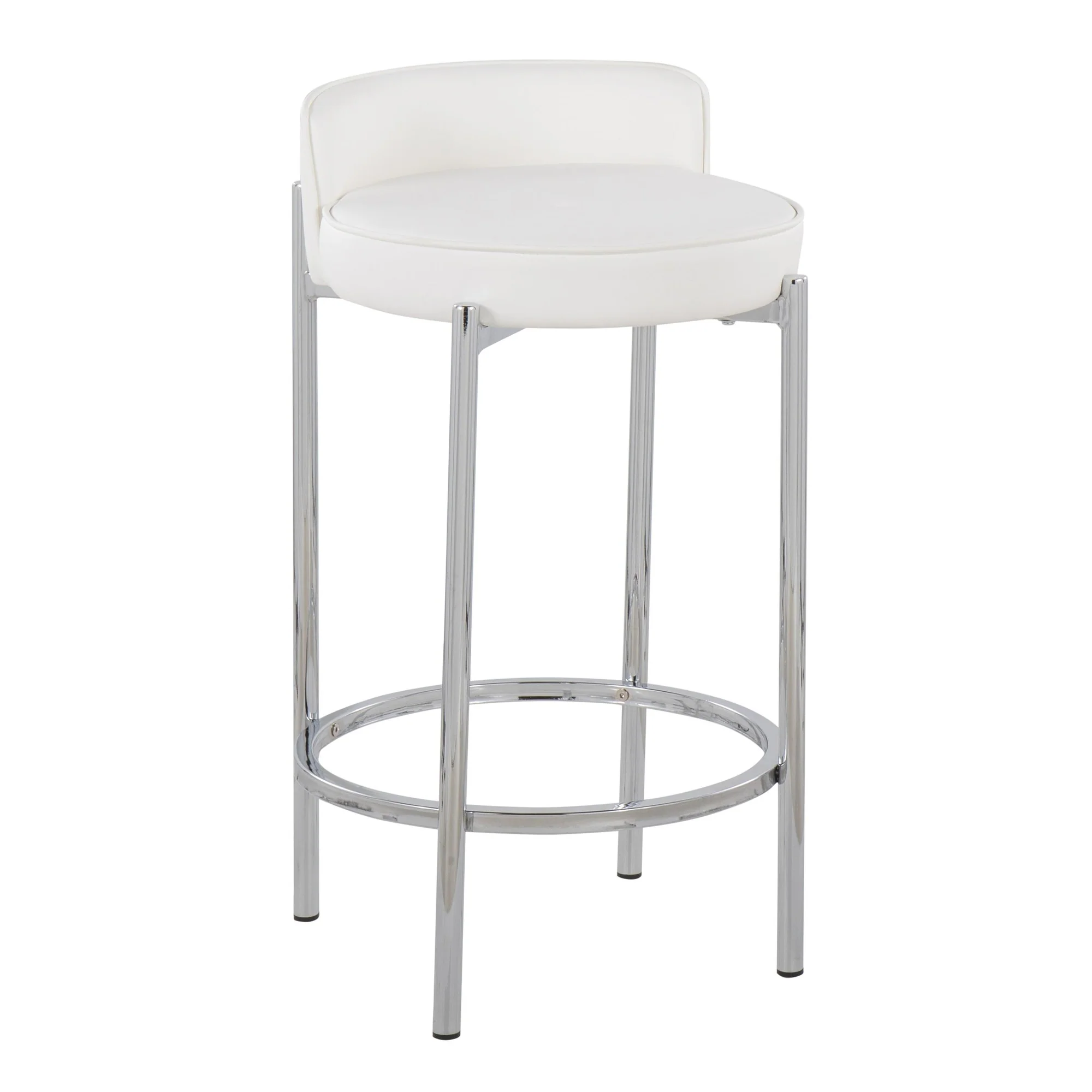Chloe Counter Stool - Set of 2 Black By LumiSource - B26-CHLOE BK2 - Image 13