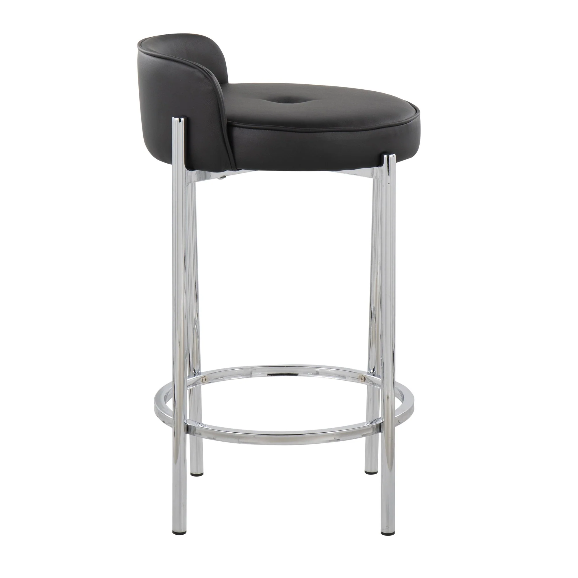 Chloe Counter Stool - Set of 2 Black By LumiSource - B26-CHLOE BK2 - Image 6