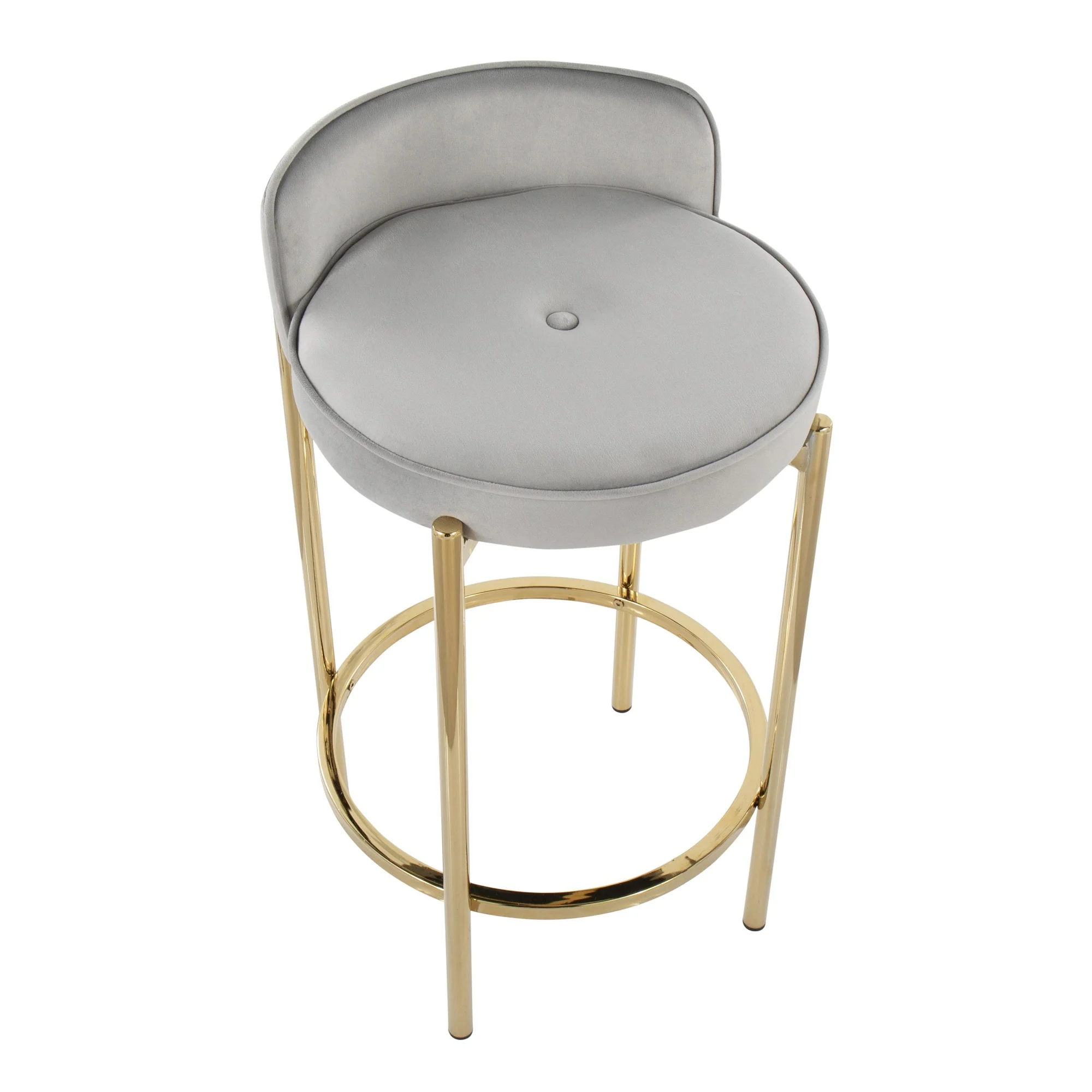 Chloe Counter Stool - Set of 2 Black By LumiSource - B26-CHLOE AUBK2 - Image 11