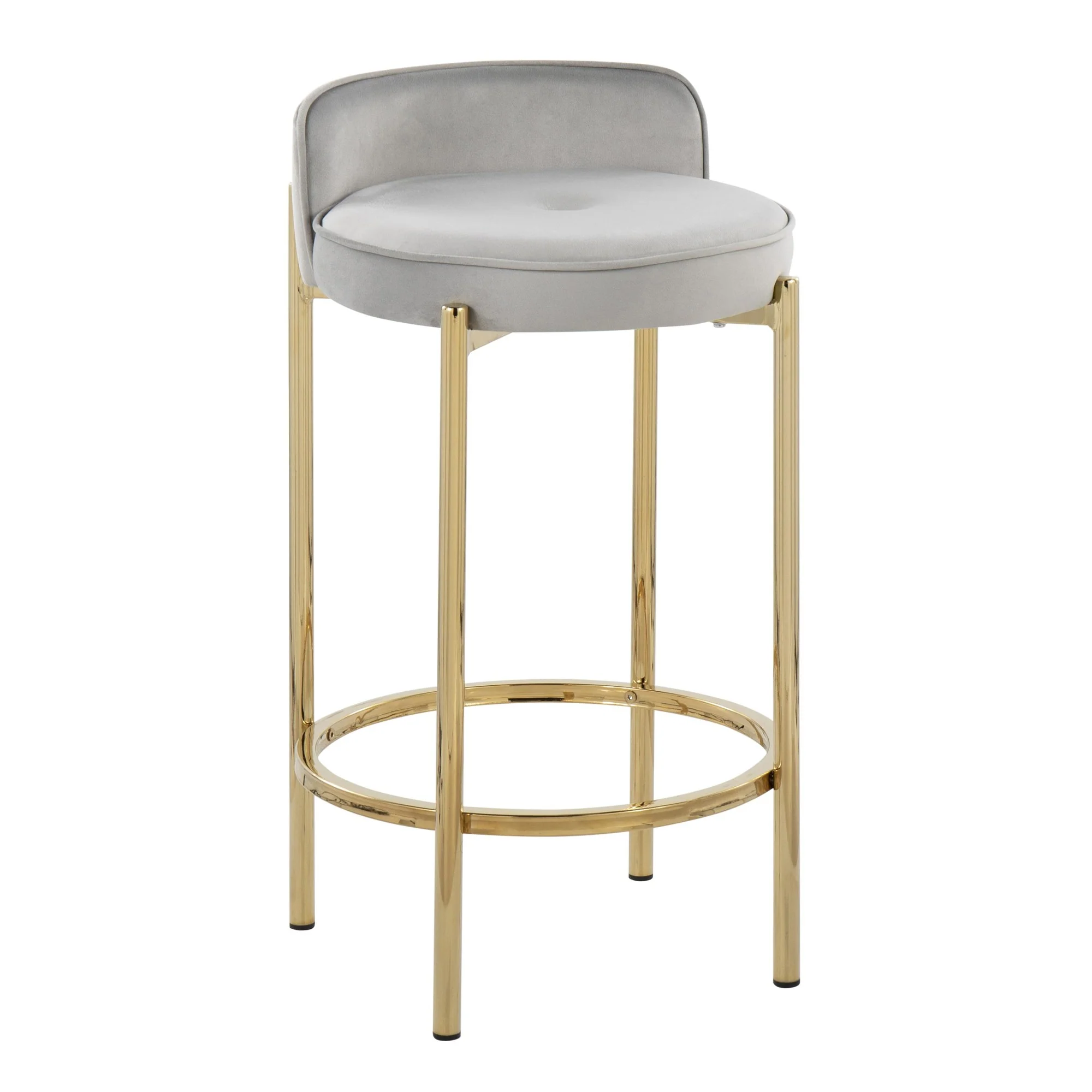 Chloe Counter Stool - Set of 2 Black By LumiSource - B26-CHLOE AUBK2 - Image 13