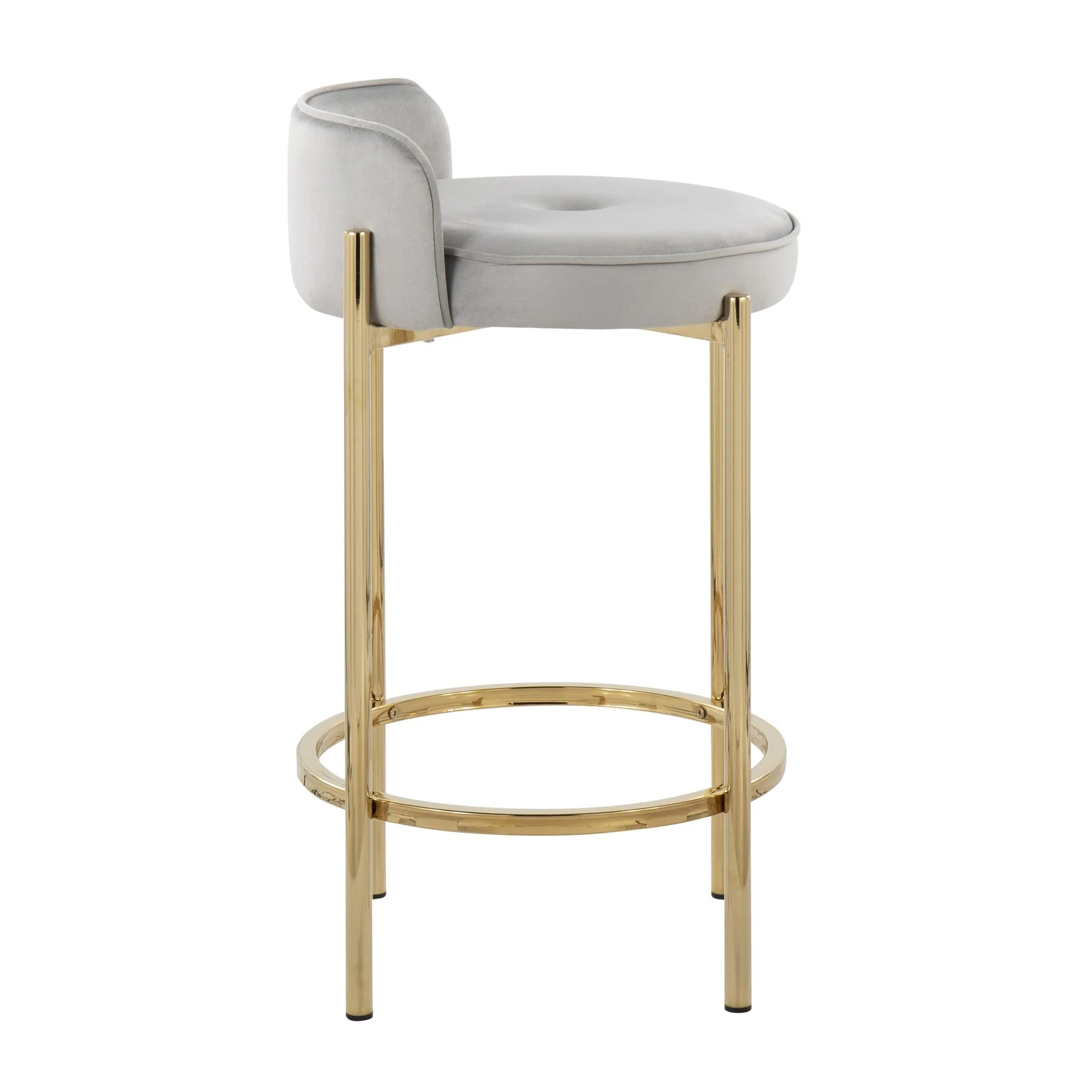 Chloe Counter Stool - Set of 2 Black By LumiSource - B26-CHLOE AUBK2 - Image 14