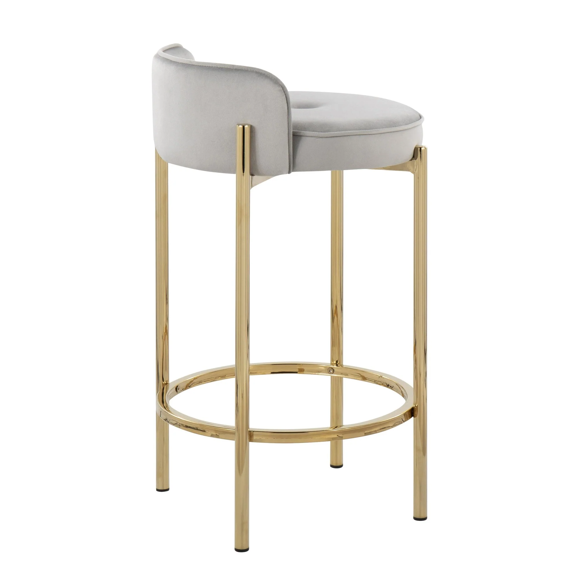 Chloe Counter Stool - Set of 2 Black By LumiSource - B26-CHLOE AUBK2 - Image 15