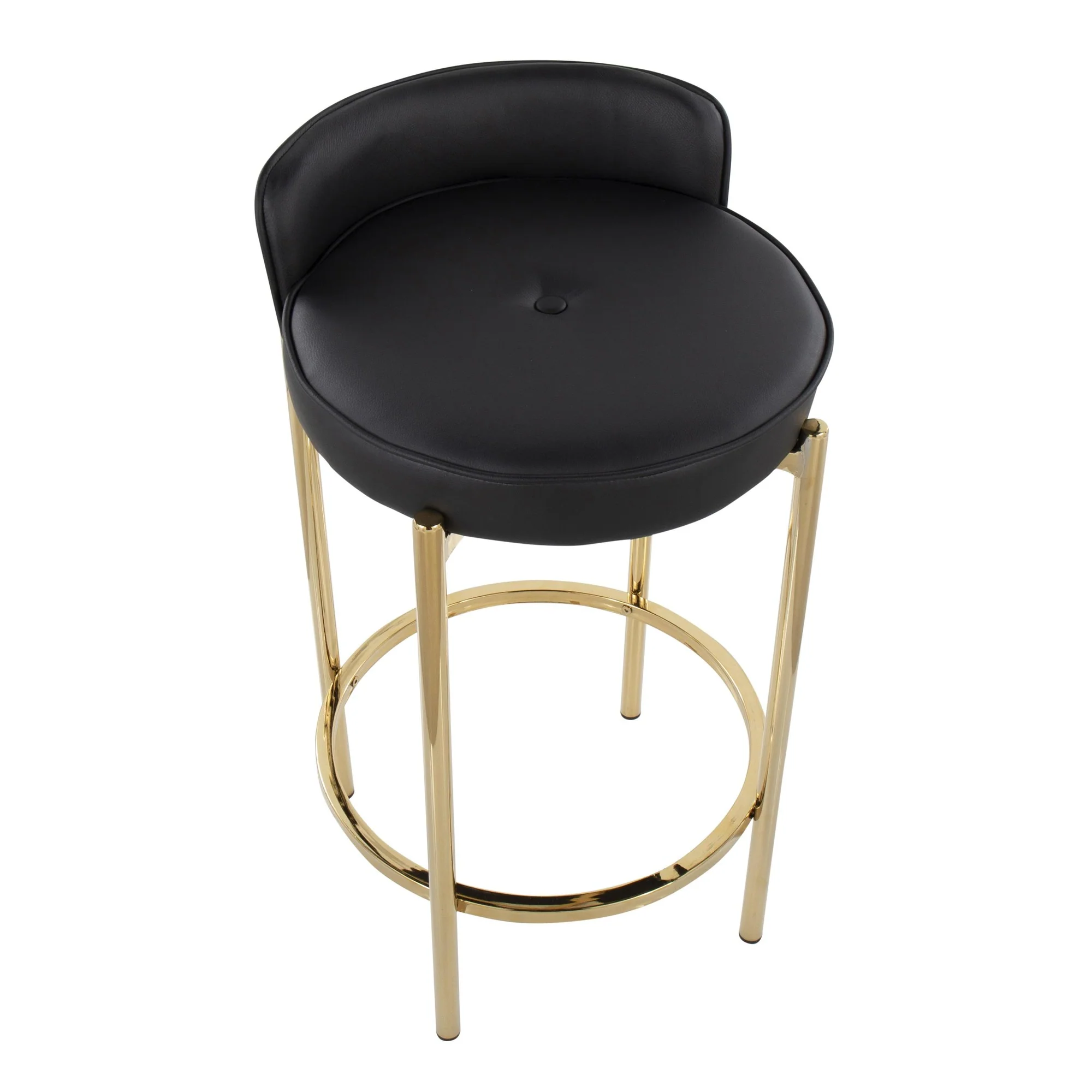Chloe Counter Stool - Set of 2 Black By LumiSource - B26-CHLOE AUBK2 - Image 3