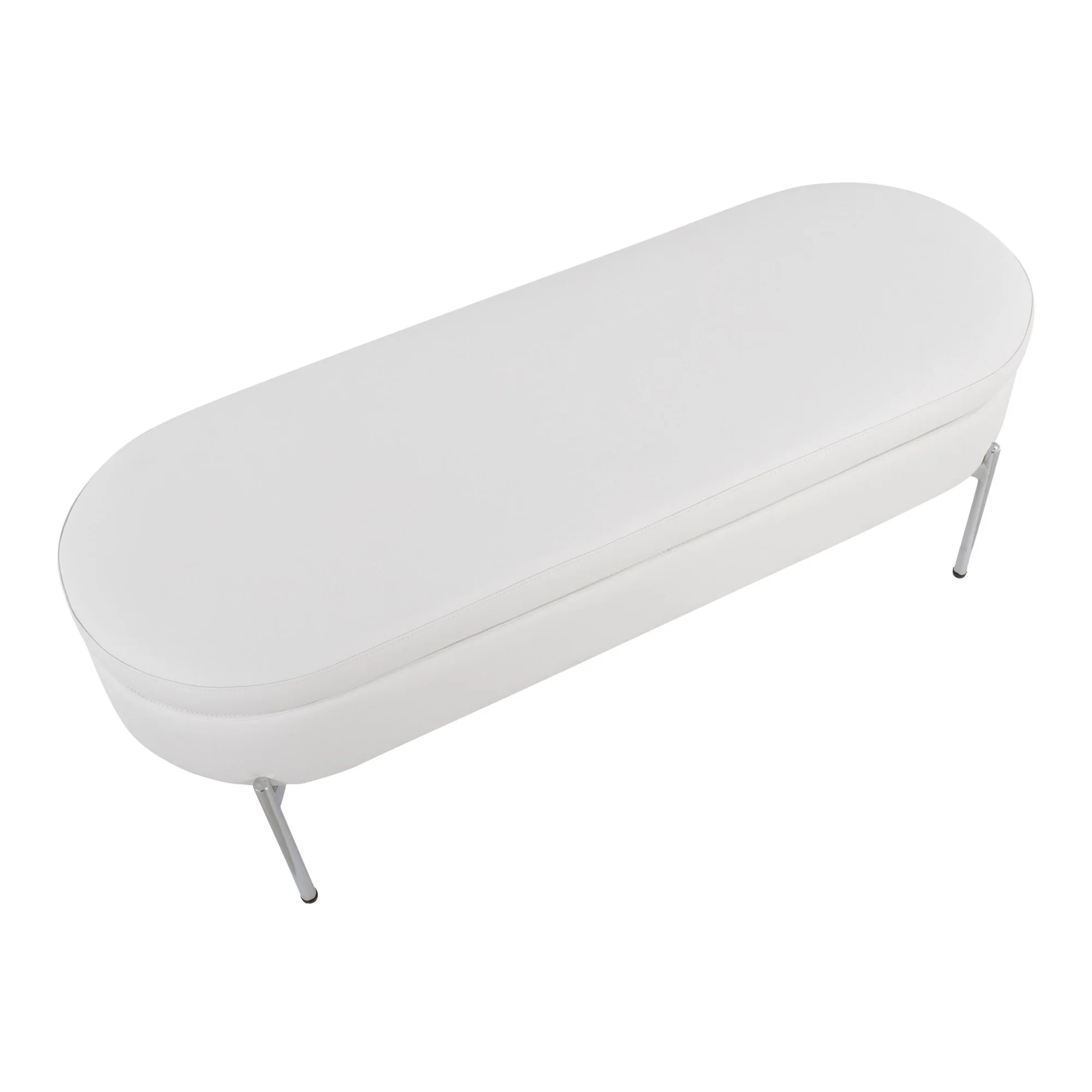 Chloe Storage Bench Black By LumiSource - Image 19