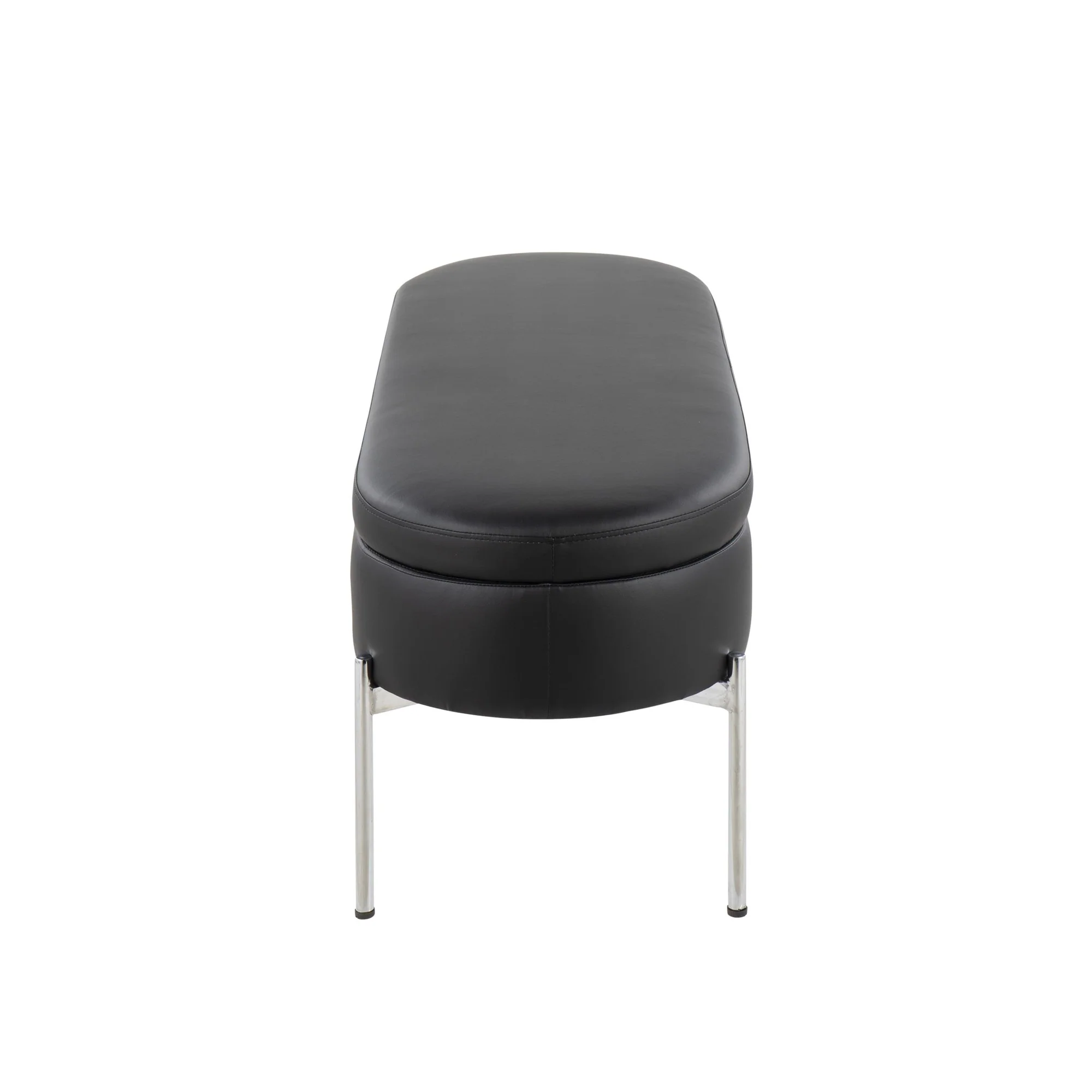 Chloe Storage Bench Black By LumiSource - Image 6