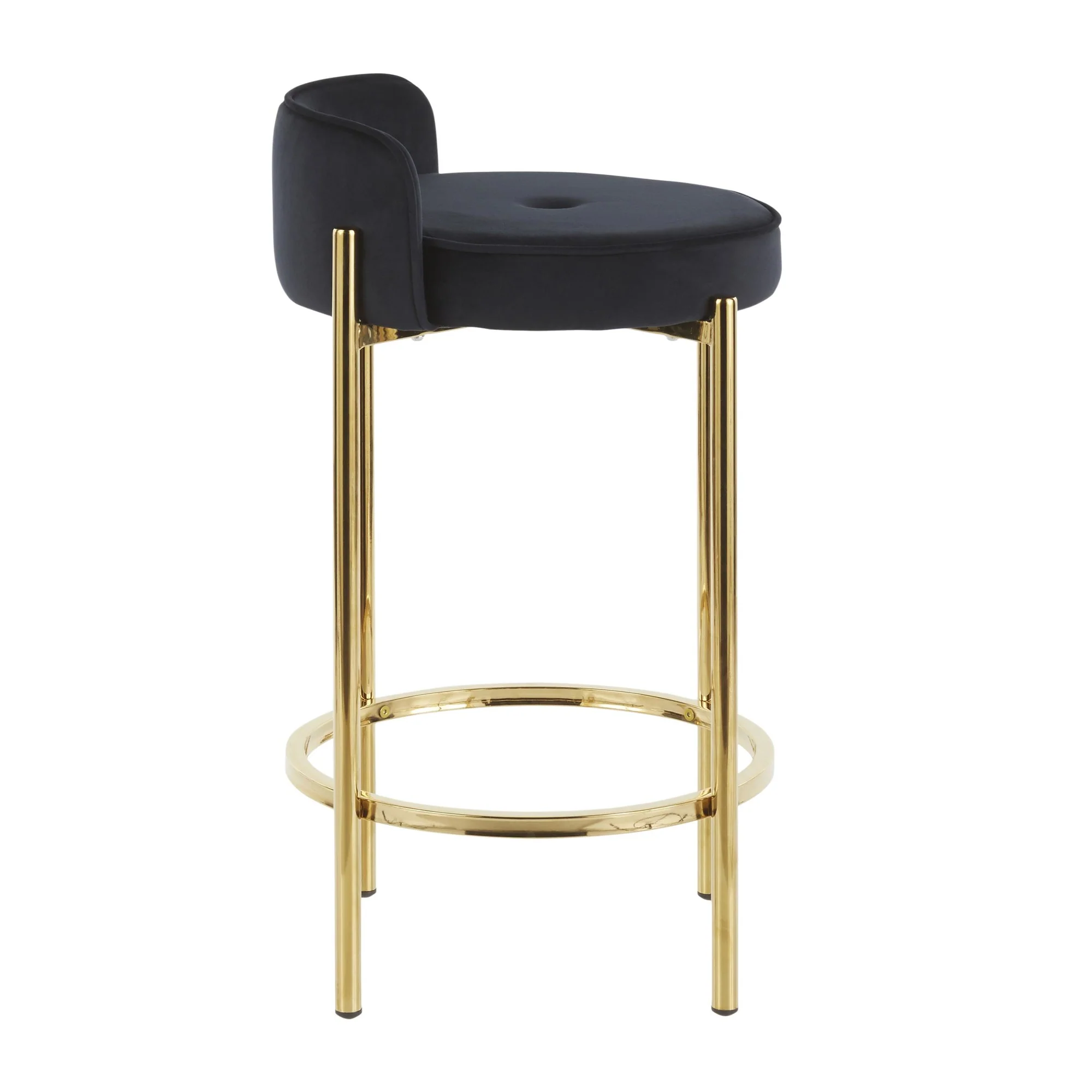 Chloe Counter Stool - Set of 2 By LumiSource - B26-CHLOE AUVBK2 - Image 7