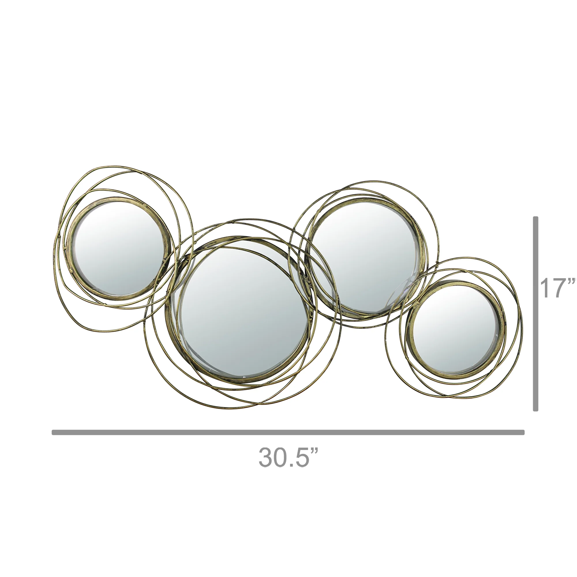 Chord Wall Mirror By HomArt - Image 2