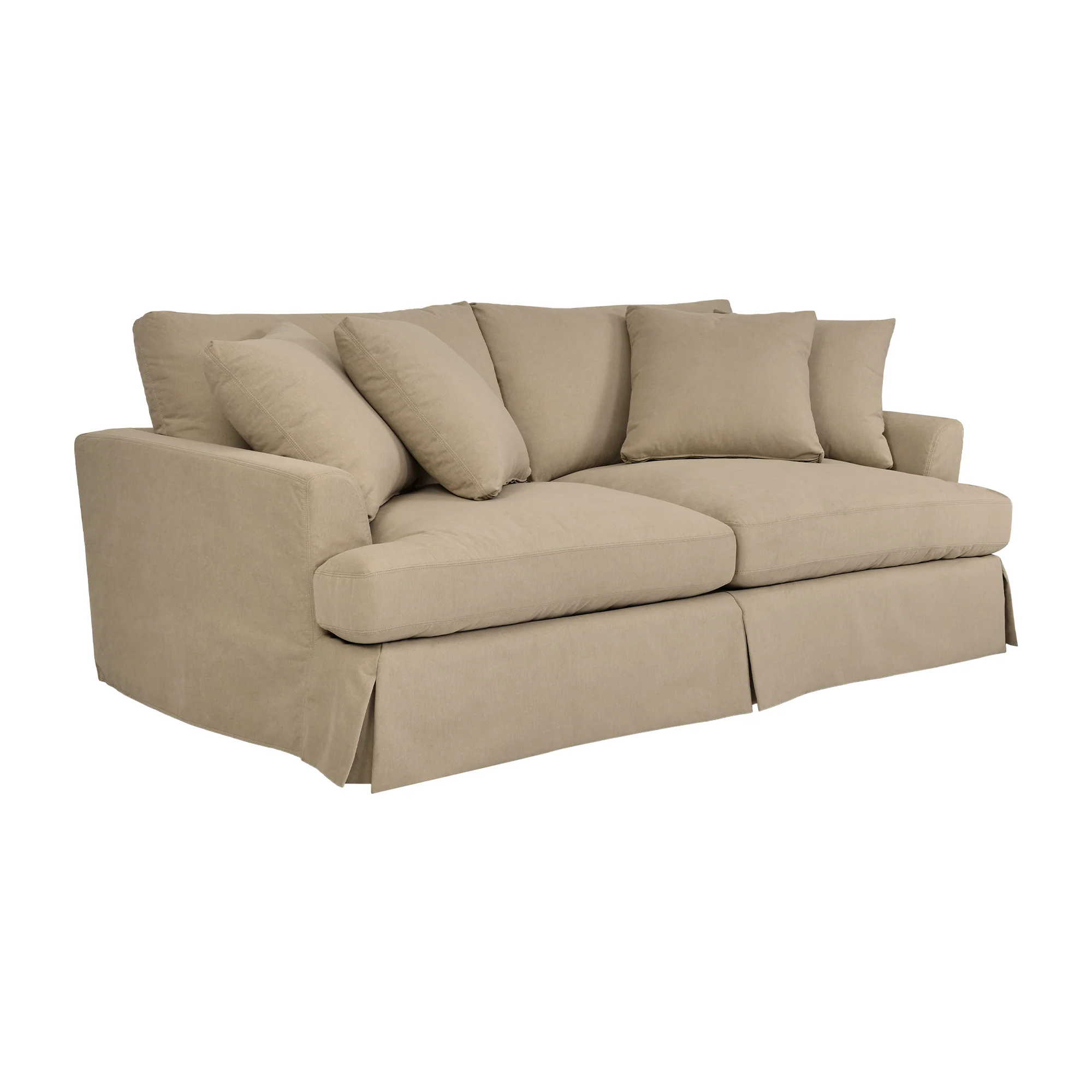 Ciara 93" Upholstered Sofa in Slate Gray  By Armen Living - Image 12