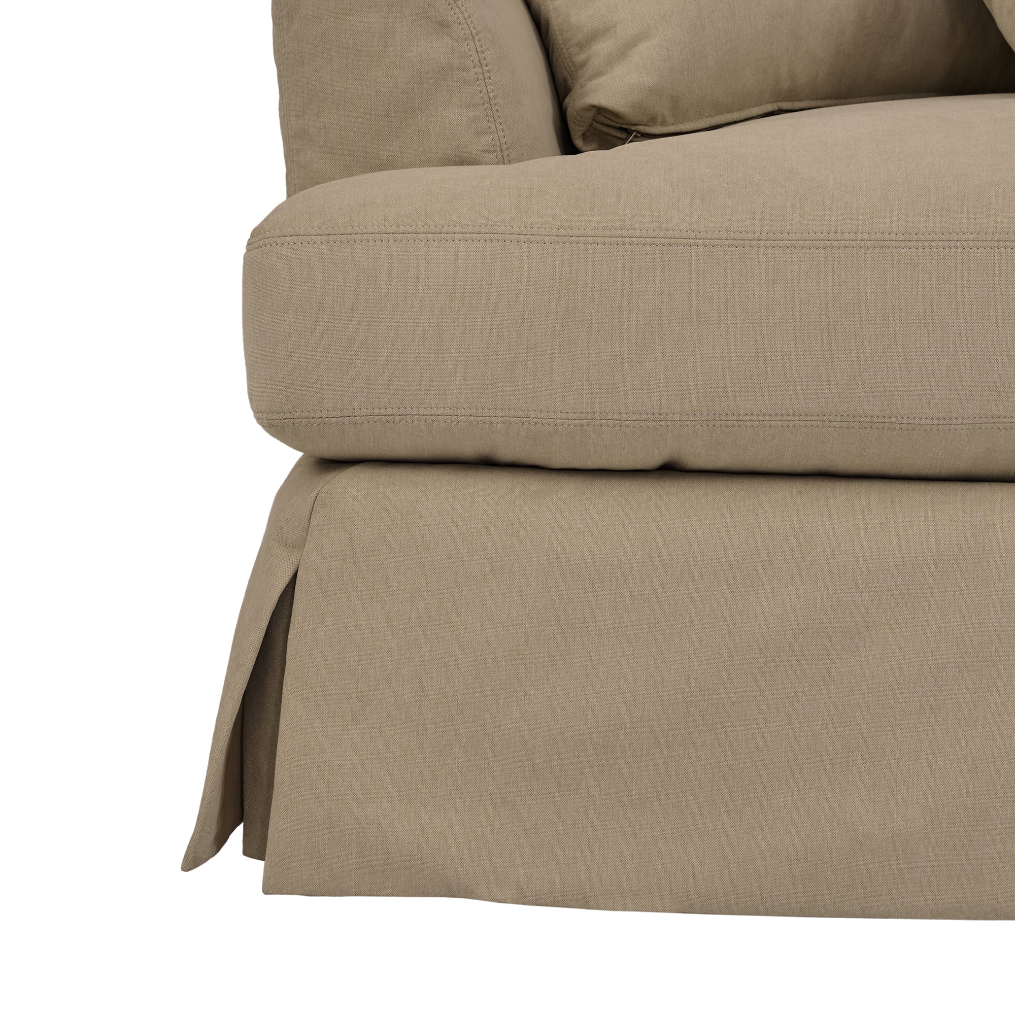 Ciara 93" Upholstered Sofa in Slate Gray  By Armen Living - Image 18
