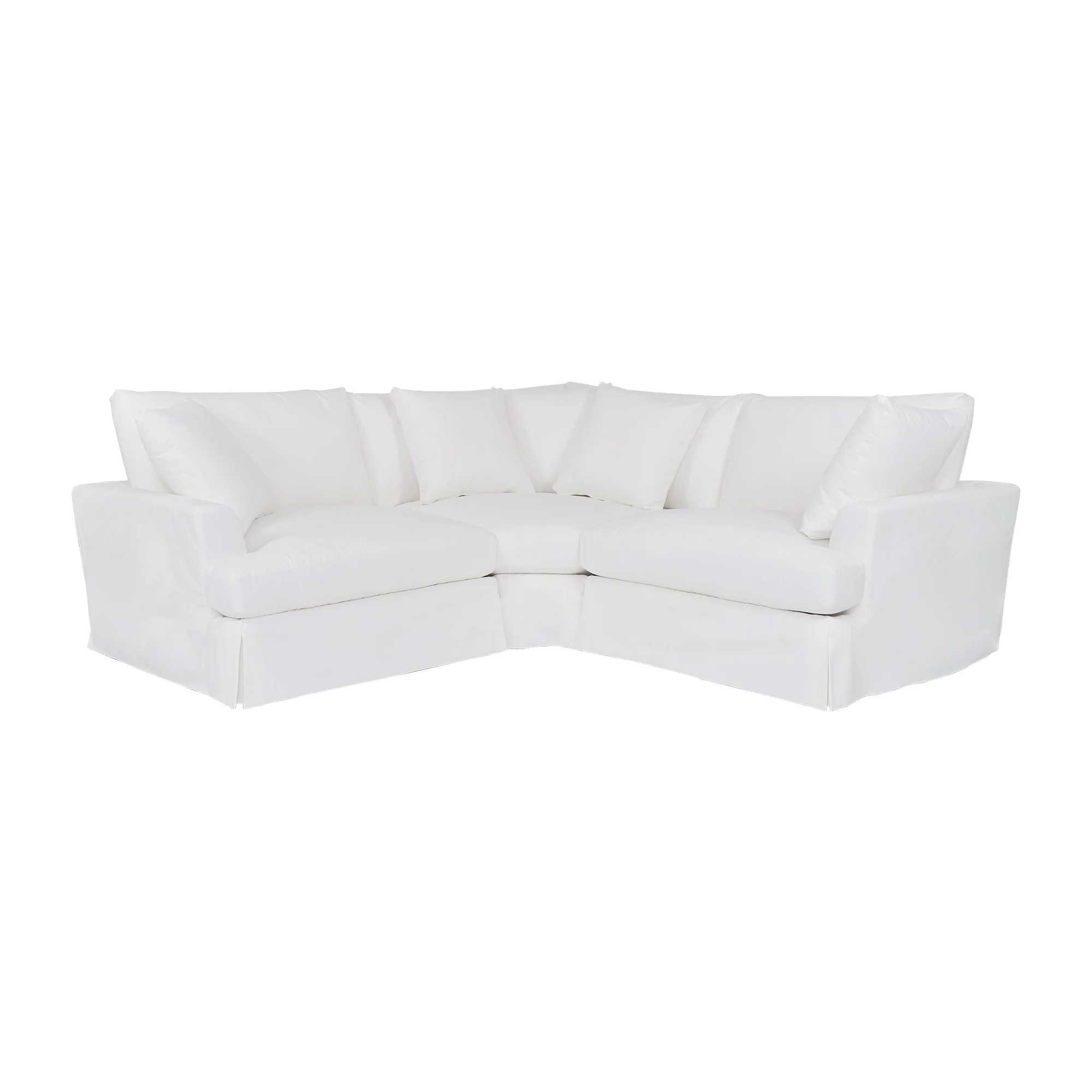 Ciara Upholstered 3 Piece Sectional Sofa in Slate Gray  By Armen Living - Image 10