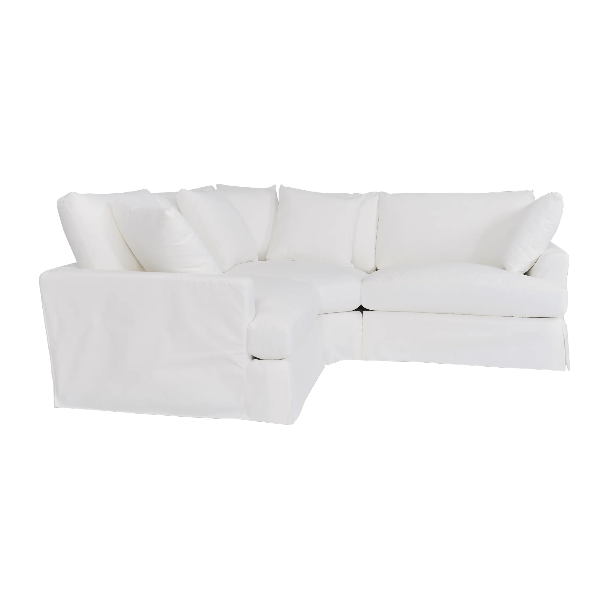 Ciara Upholstered 3 Piece Sectional Sofa in Slate Gray  By Armen Living - Image 11