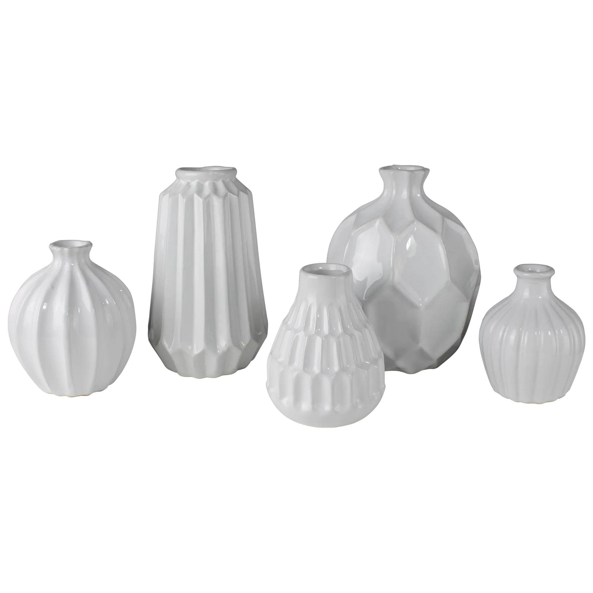 Cinc Vases, Ceramic - Set of 5 By HomArt - Image 3