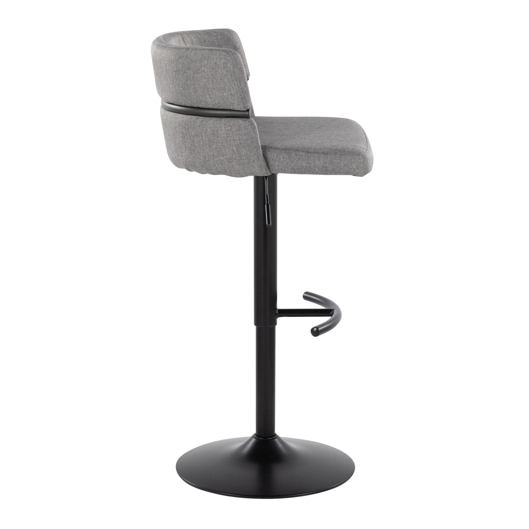 Cinch Adjustable Barstool - Set of 2 By LumiSource - BS-CINCH-RNT2 BKBKCR2 - Image 13
