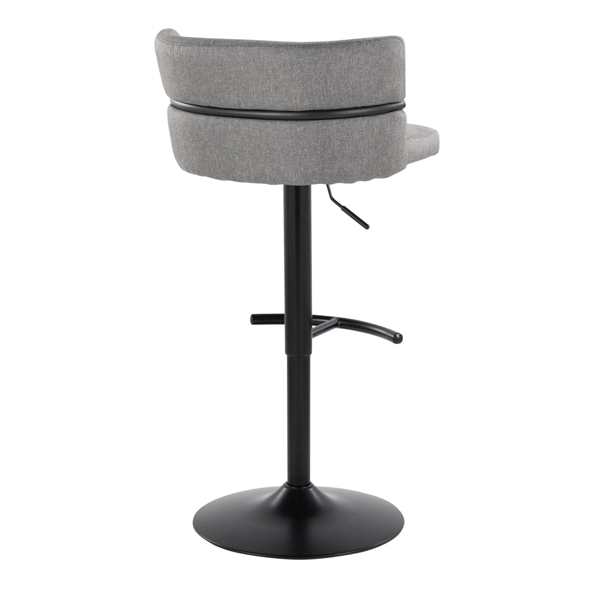 Cinch Adjustable Barstool - Set of 2 By LumiSource - BS-CINCH-RNT2 BKBKCR2 - Image 14