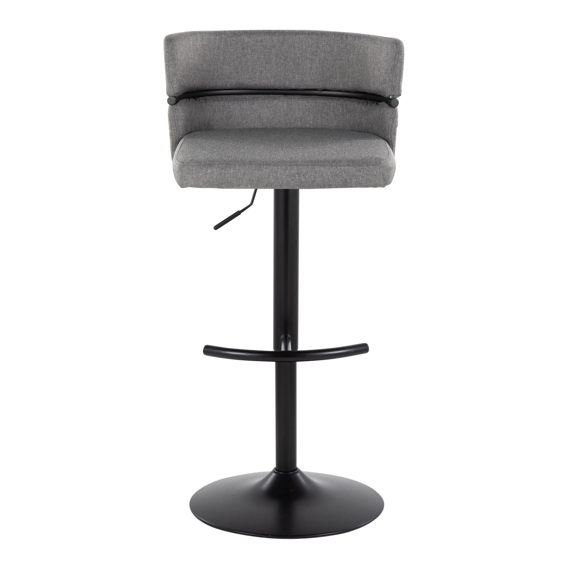 Cinch Adjustable Barstool - Set of 2 By LumiSource - BS-CINCH-RNT2 BKBKCR2 - Image 15