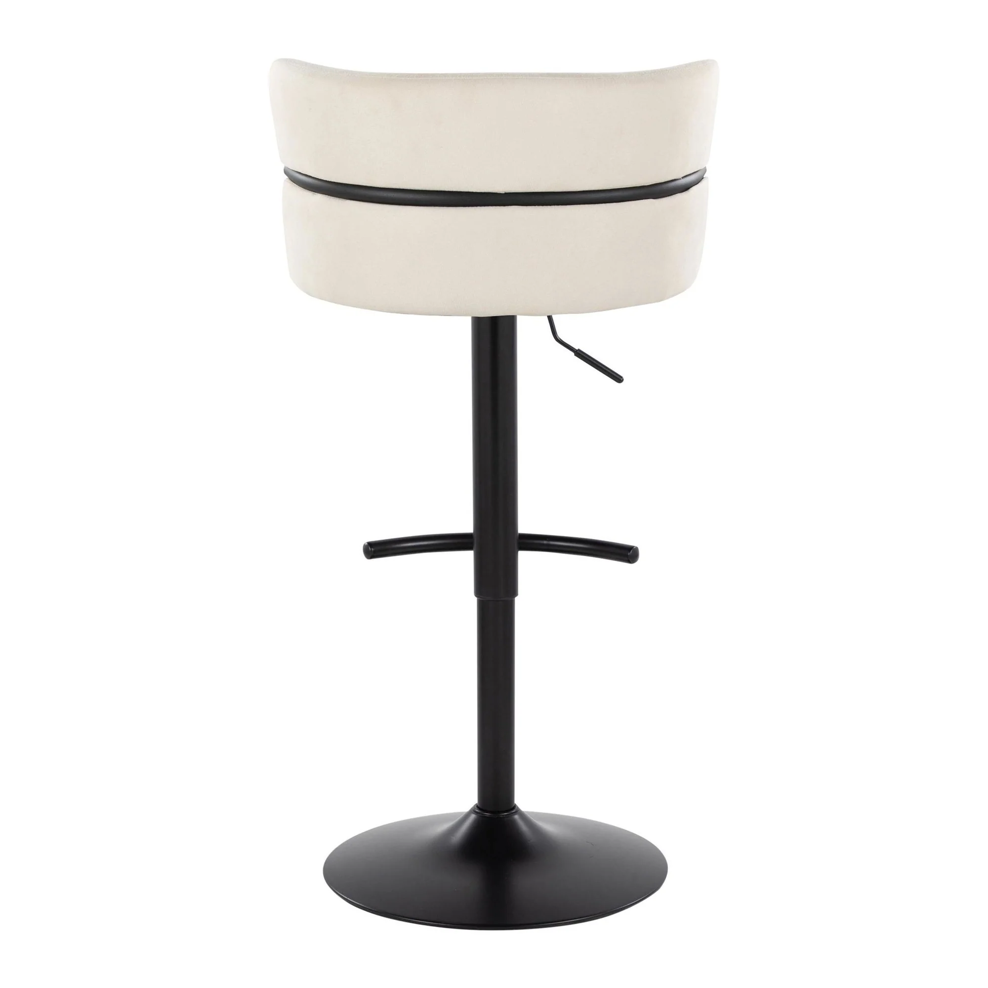 Cinch Adjustable Barstool - Set of 2 By LumiSource - BS-CINCH-RNT2 BKBKCR2 - Image 8