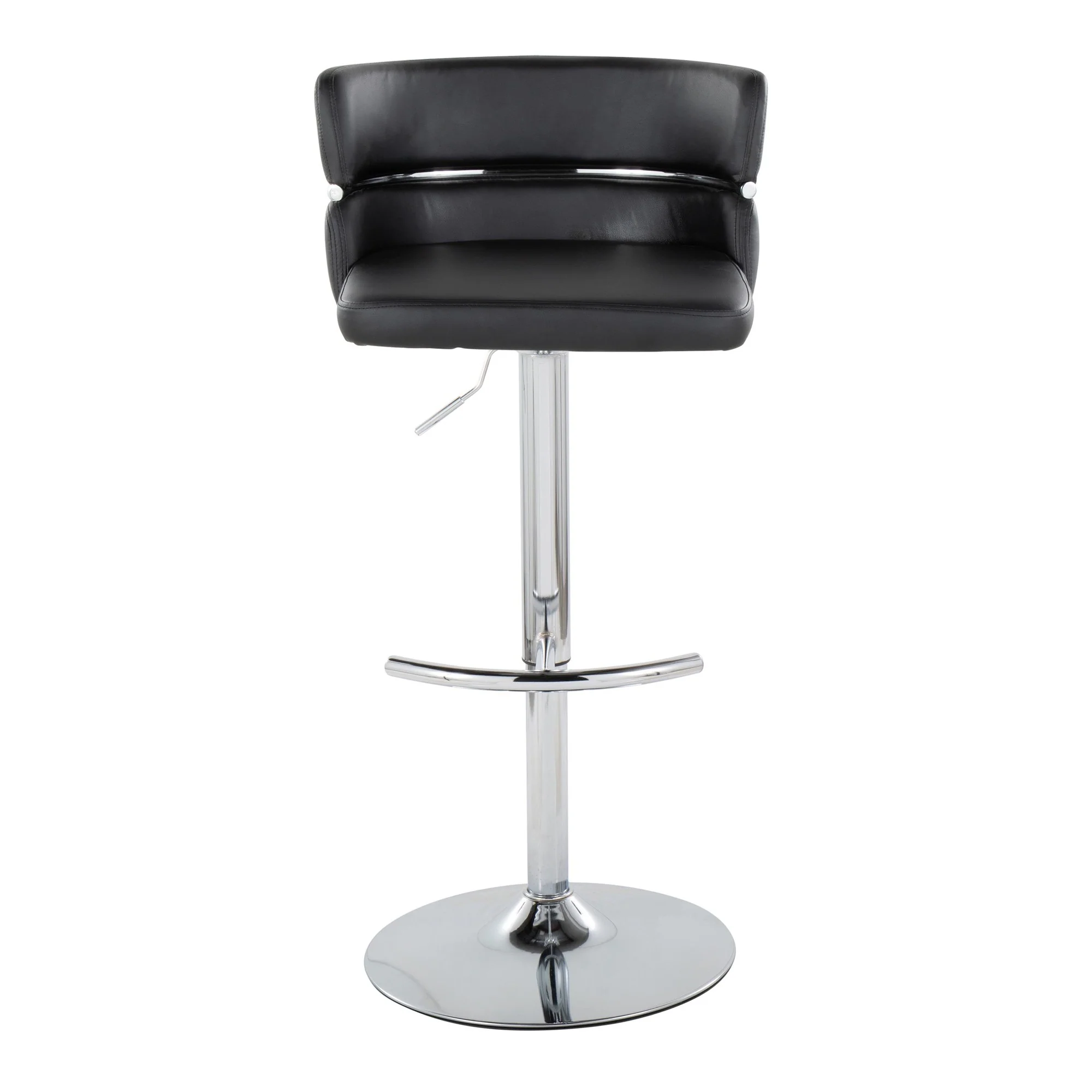 Cinch Adjustable Barstool - Set of 2 By LumiSource - BS-CINCHPU-RNT2 CHRCHRBK2 - Image 7
