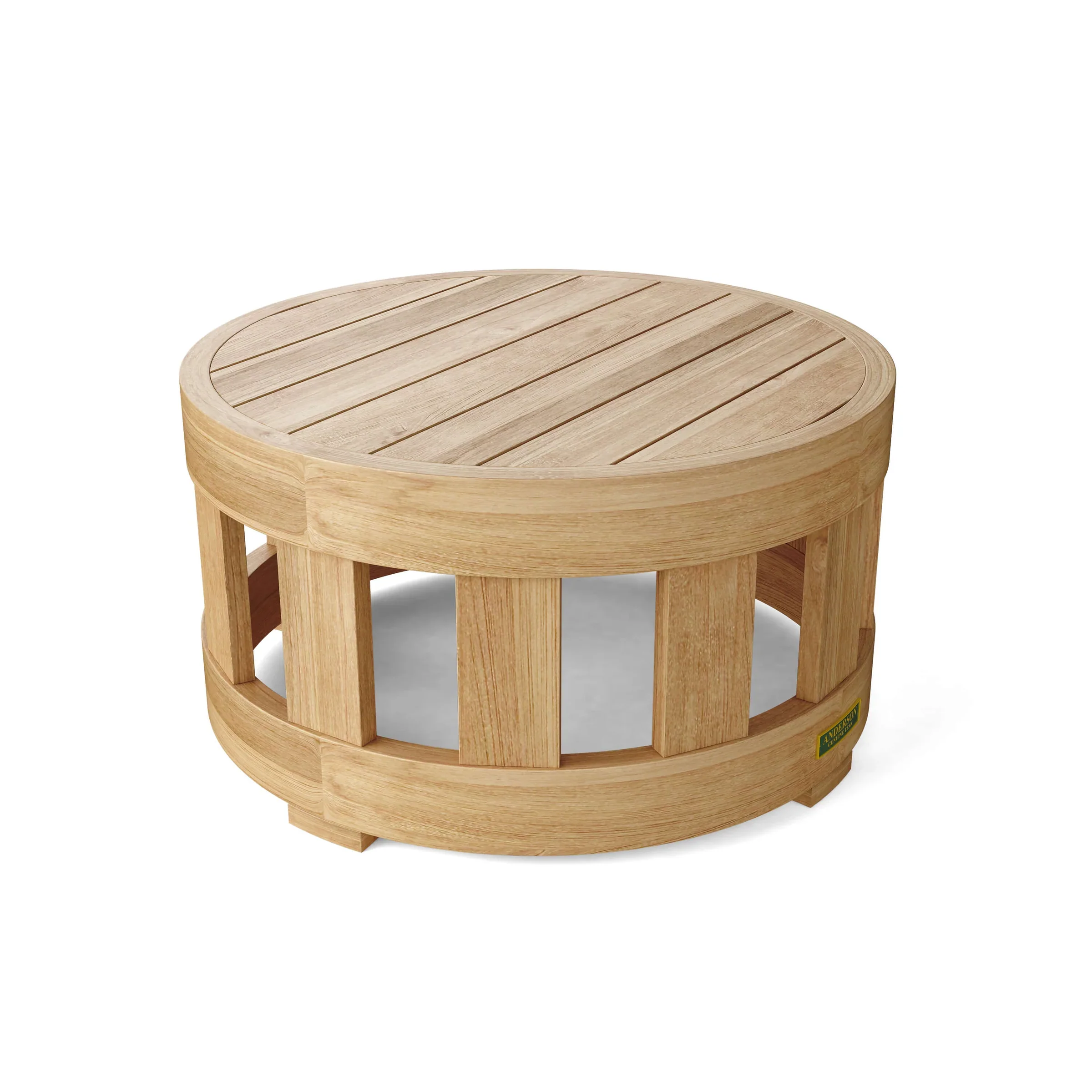 Circular Coffee Table By Anderson Teak - Image 2