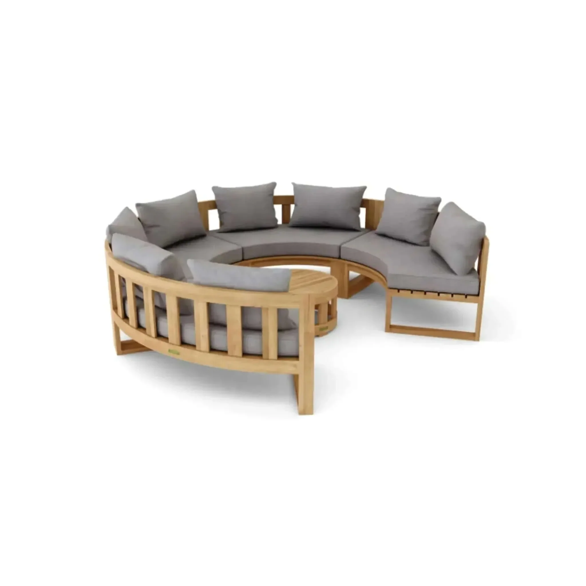 Circular Modular Deep Seating Set - SET-810 By Anderson Teak - Image 2