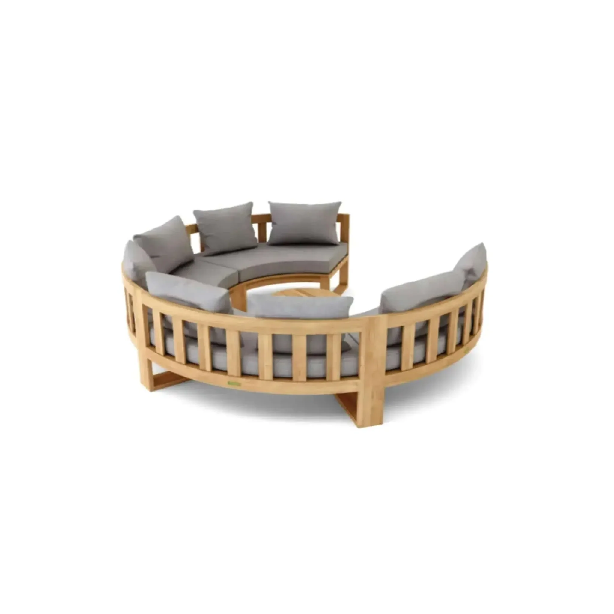 Circular Modular Deep Seating Set - SET-810 By Anderson Teak - Image 3