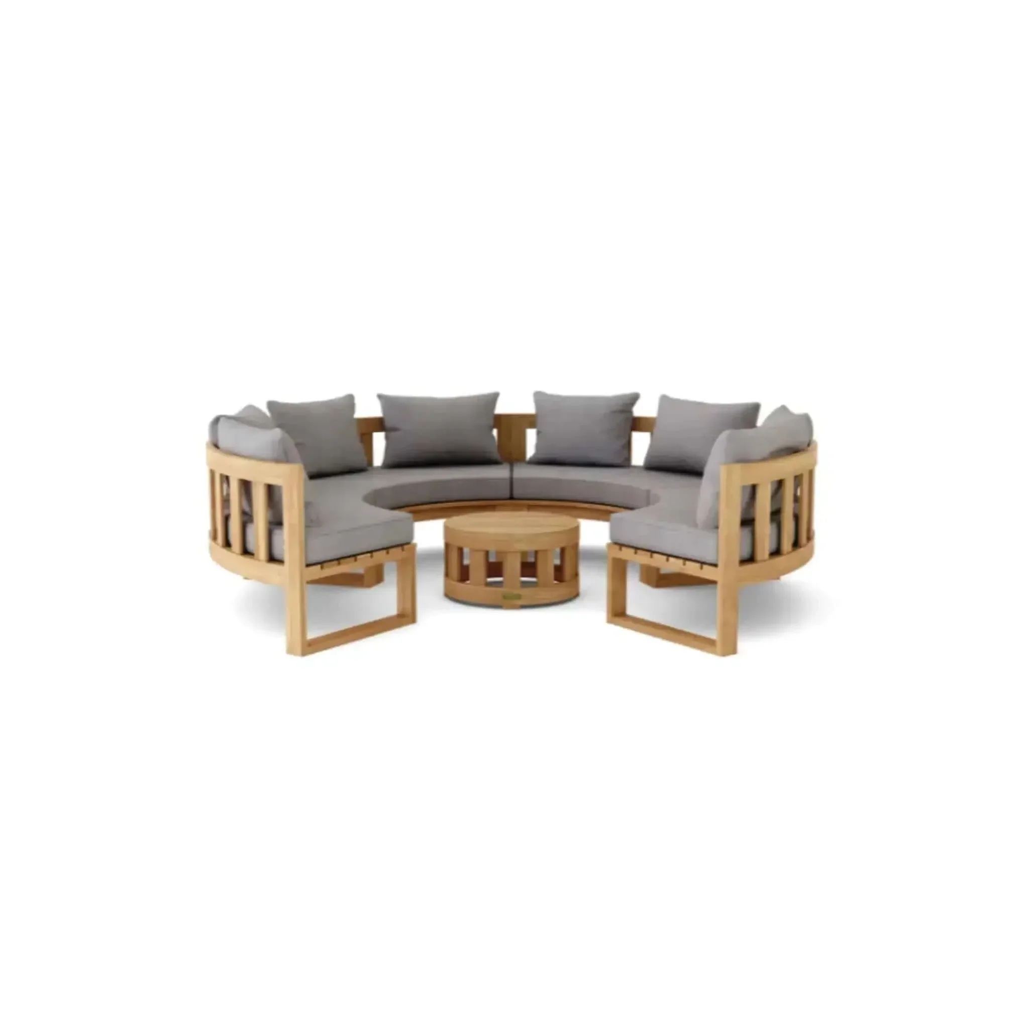Circular Modular Deep Seating Set - SET-810 By Anderson Teak - Image 4