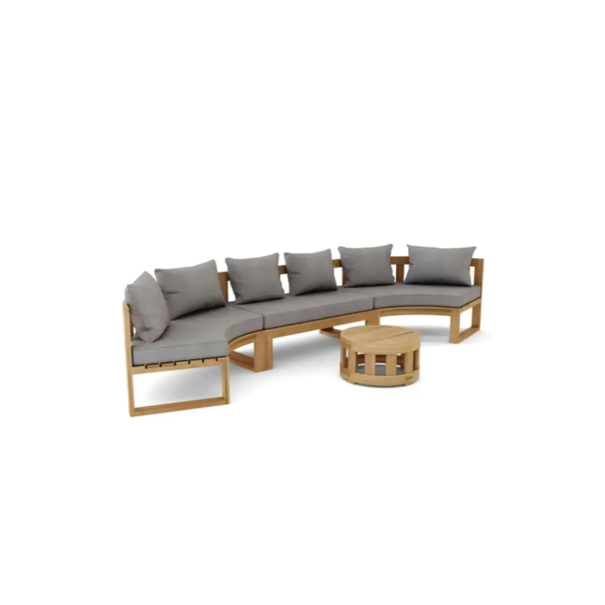 Circular Modular Deep Seating Set - SET-814 By Anderson Teak - Image 4