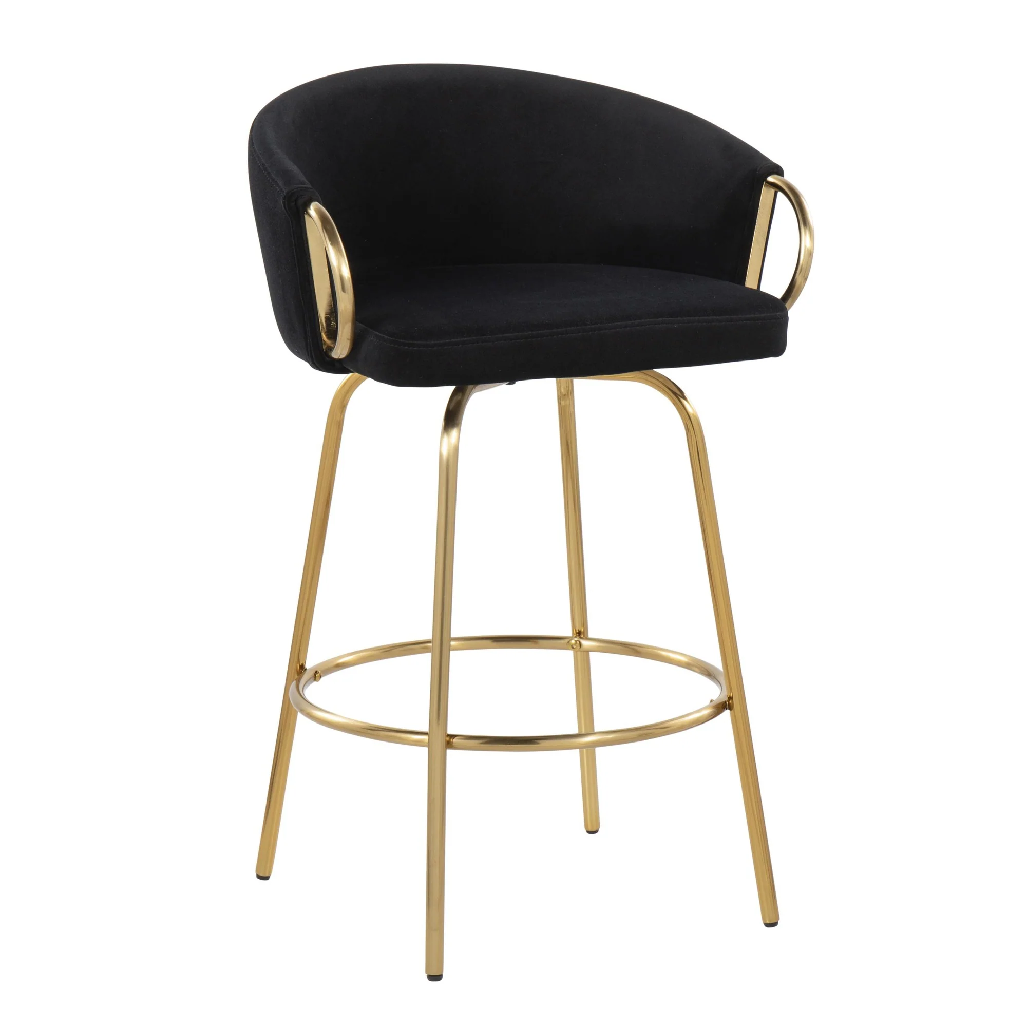 Claire 26" Fixed Height Counter Stool - Set of 2 By LumiSource - Image 2
