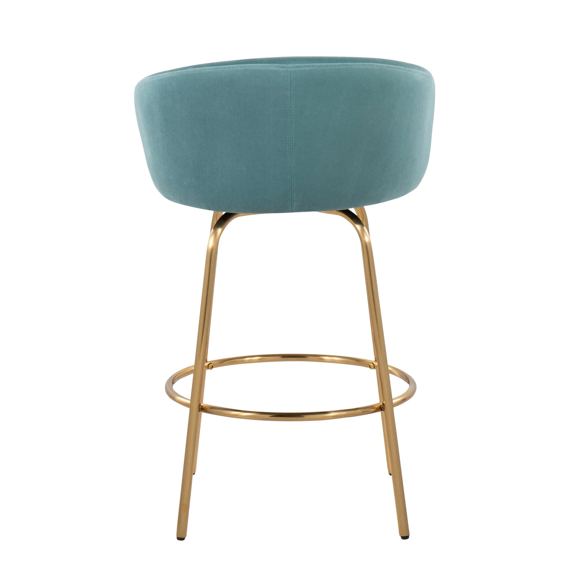 Claire 26" Fixed Height Counter Stool - Set of 2 Green By LumiSource - Image 14