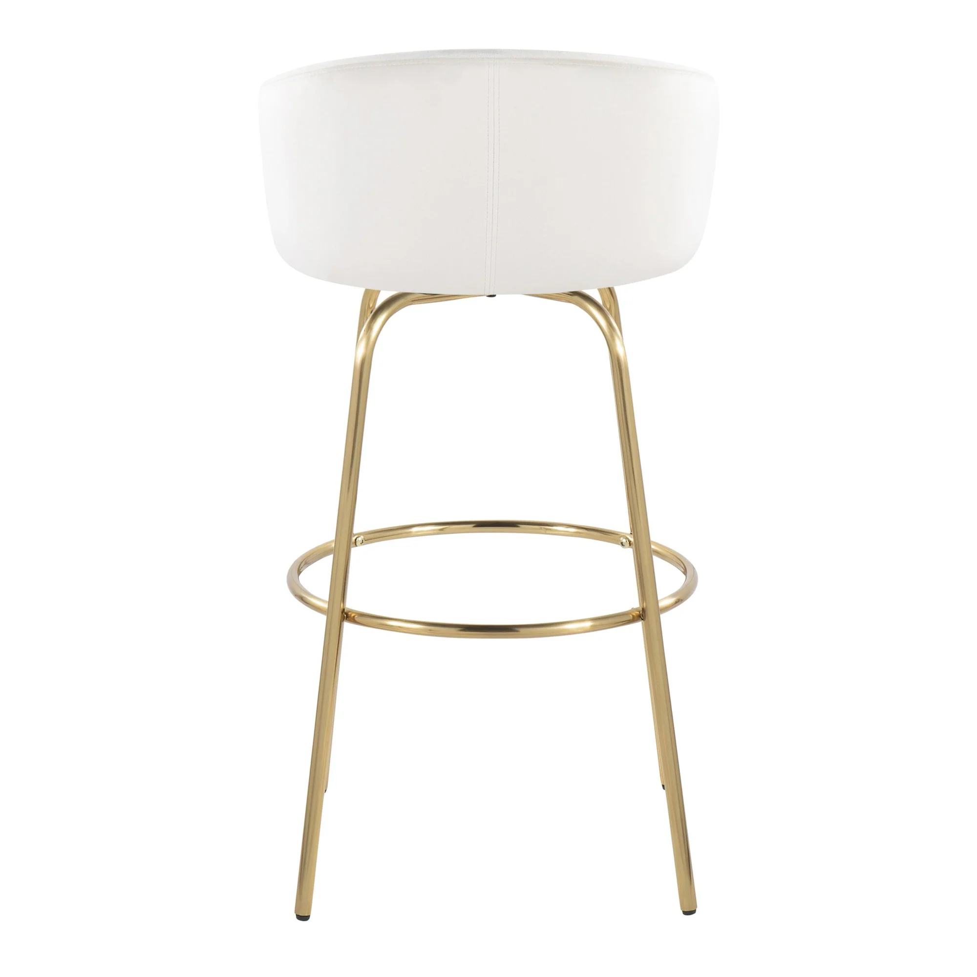Claire 30" Fixed-Height Barstool - Set of 2 By LumiSource - B30-CLAIREV2 AUCR2 - Image 10