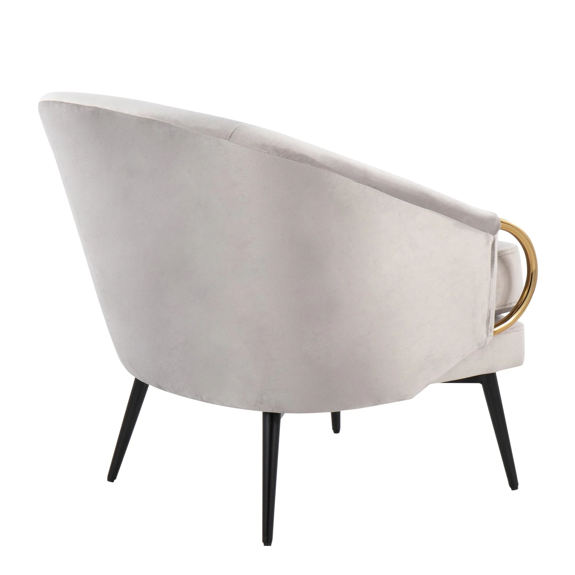 Claire Accent Chair By LumiSource - CHR-CLAIRE BKVSV - Image 3