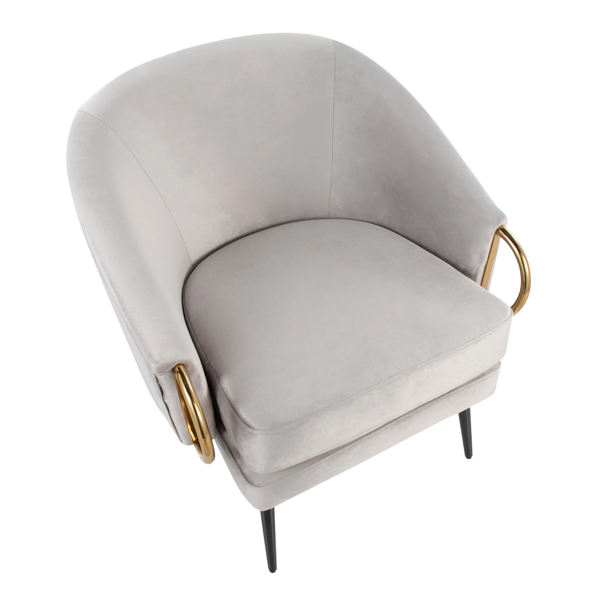 Claire Accent Chair By LumiSource - CHR-CLAIRE BKVSV - Image 5