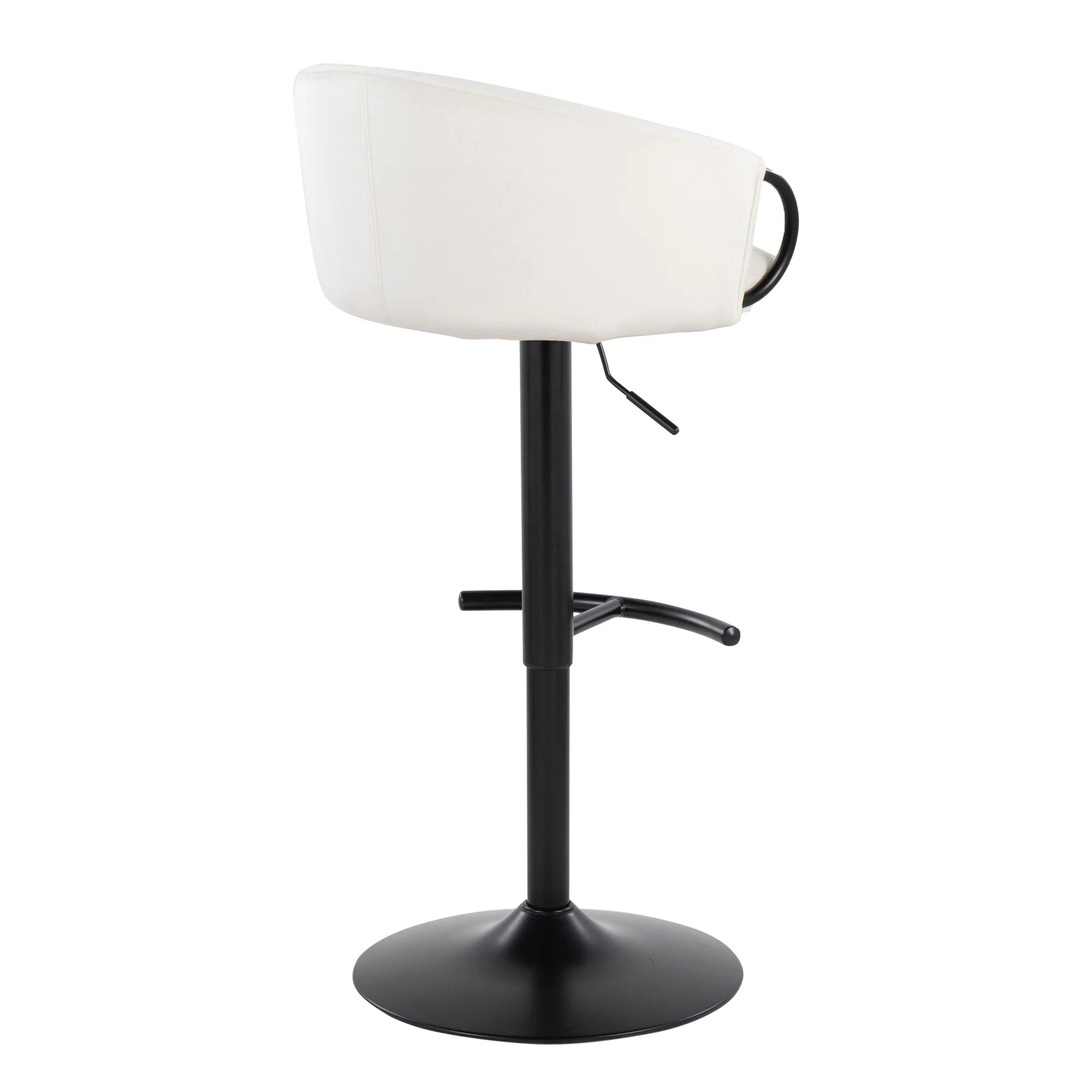 Claire Adjustable Barstool - Set of 2 By LumiSource - BS-CLAIREV-RT2 BKBKBK2 - Image 10
