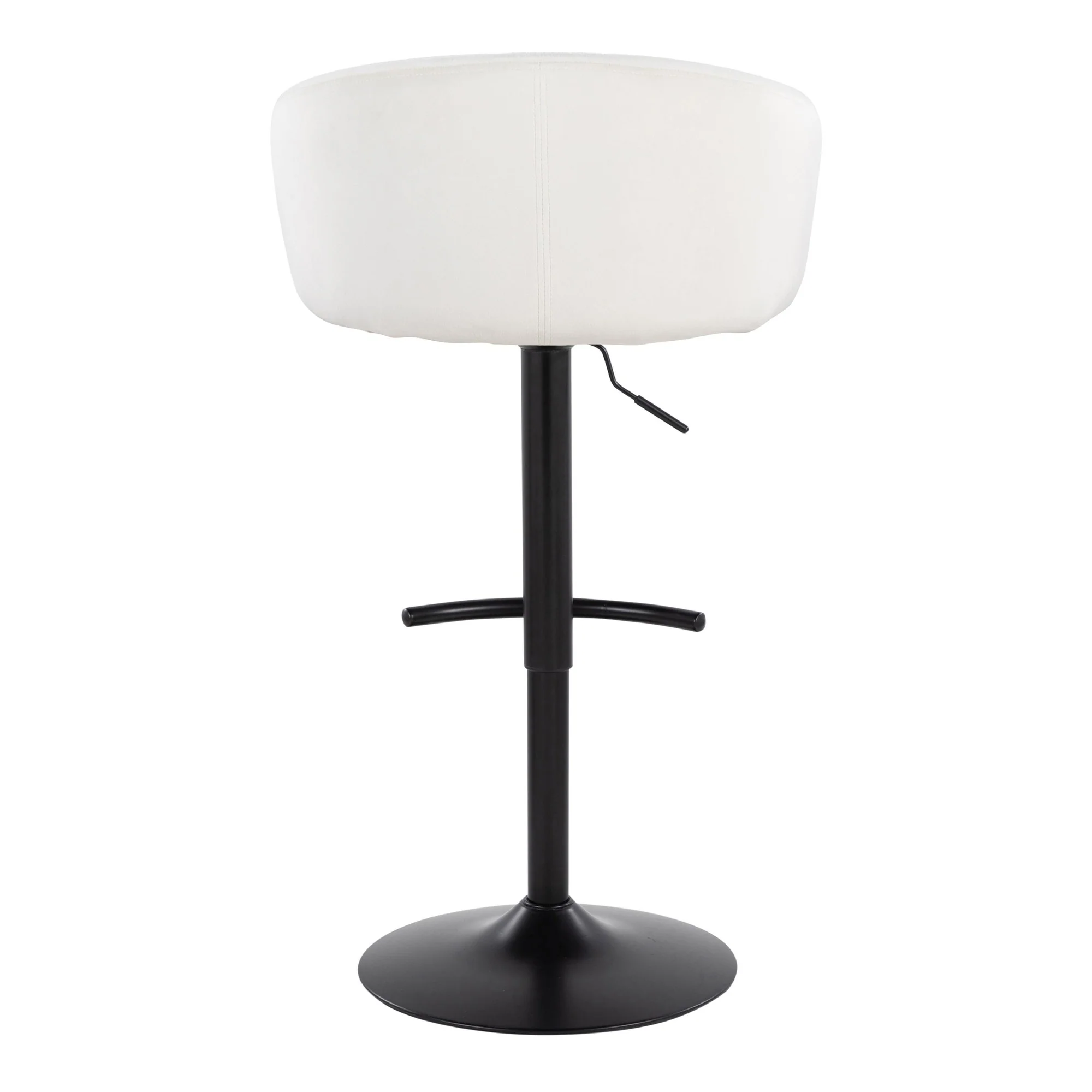 Claire Adjustable Barstool - Set of 2 By LumiSource - BS-CLAIREV-RT2 BKBKBK2 - Image 12