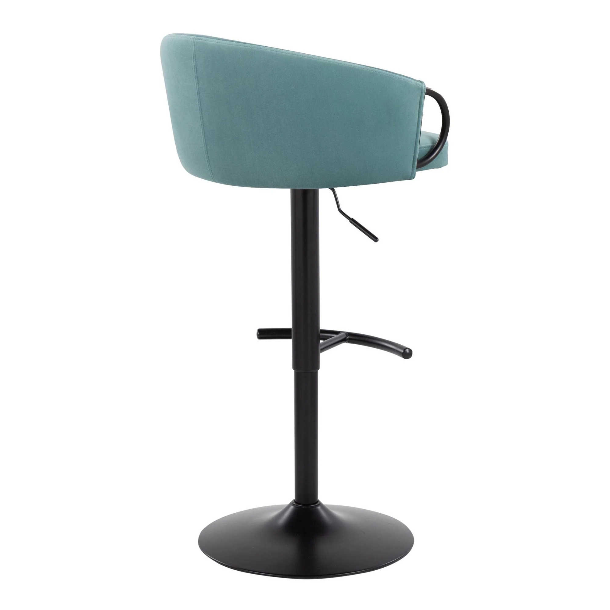 Claire Adjustable Barstool - Set of 2 By LumiSource - BS-CLAIREV-RT2 BKBKBK2 - Image 22