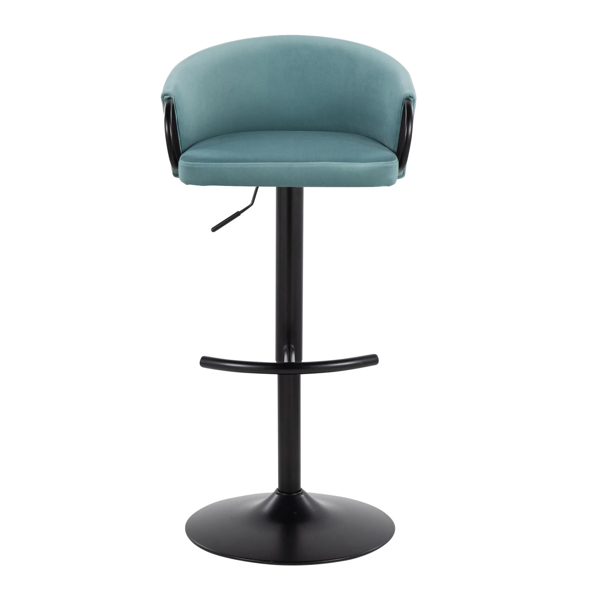 Claire Adjustable Barstool - Set of 2 By LumiSource - BS-CLAIREV-RT2 BKBKBK2 - Image 23