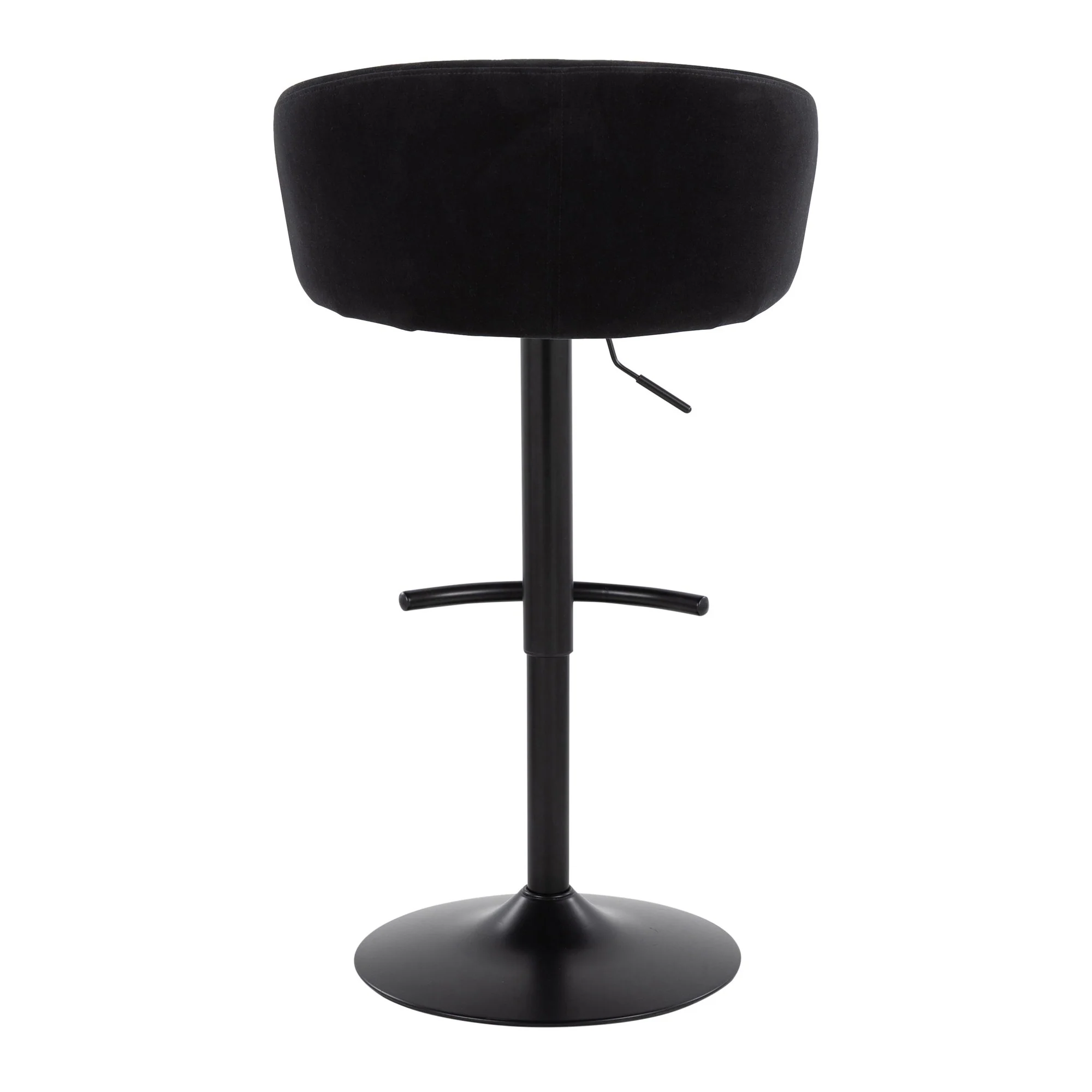 Claire Adjustable Barstool - Set of 2 By LumiSource - BS-CLAIREV-RT2 BKBKBK2 - Image 6