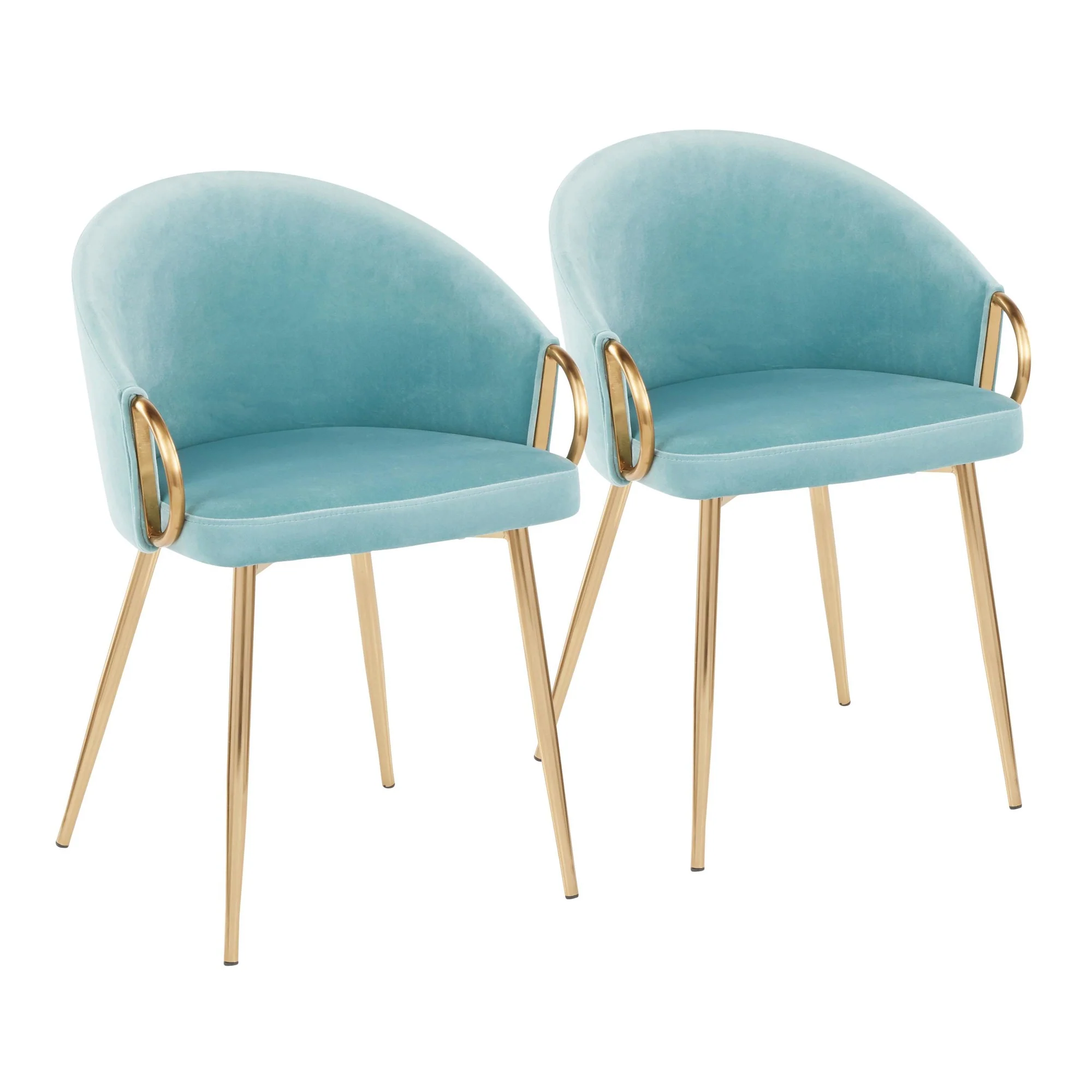 Claire Chair - Set of 2 Blue By LumiSource - Image 3