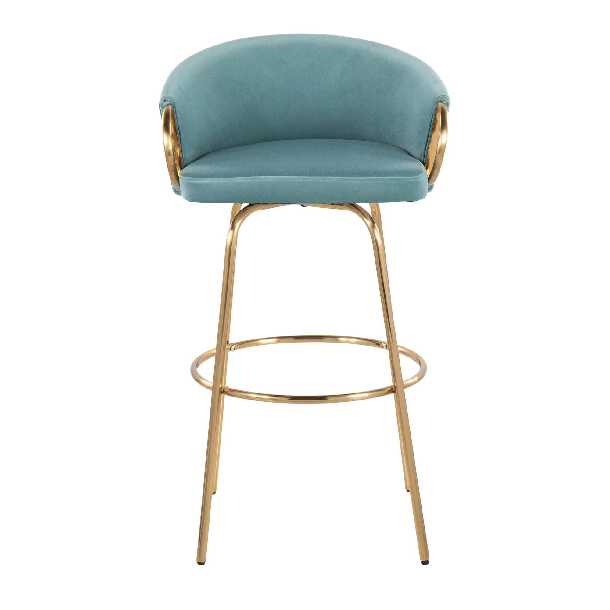 Claire 30" Fixed Height Barstool - Set of 2 Black By LumiSource - Image 18