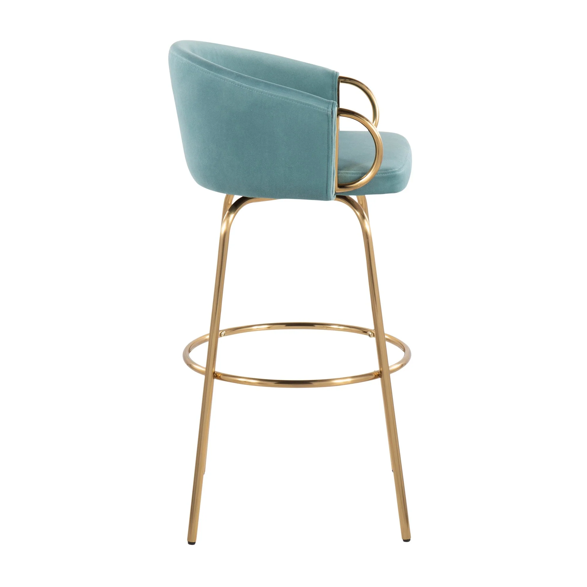 Claire 30" Fixed Height Barstool - Set of 2 Black By LumiSource - Image 22