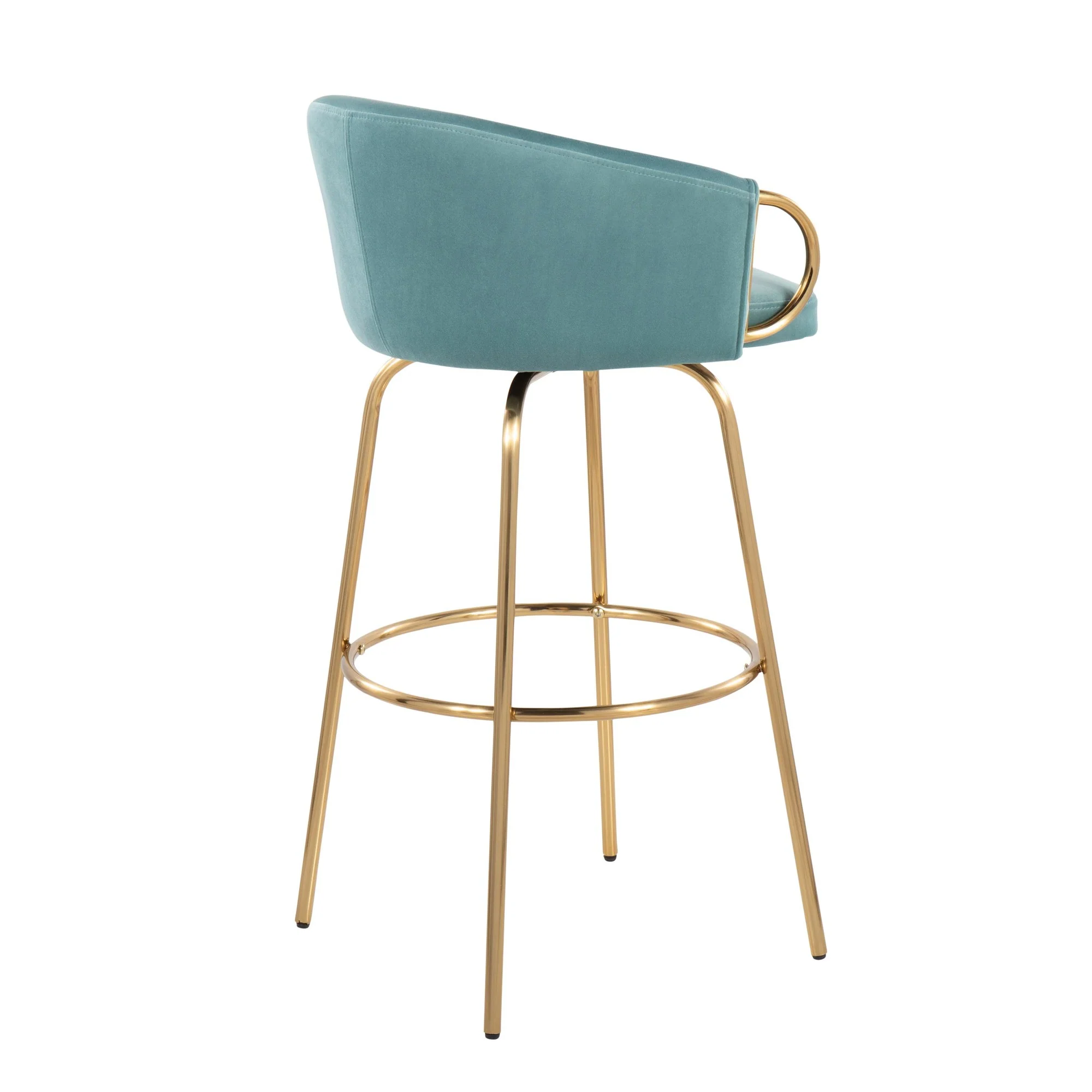 Claire 30" Fixed Height Barstool - Set of 2 Black By LumiSource - Image 23