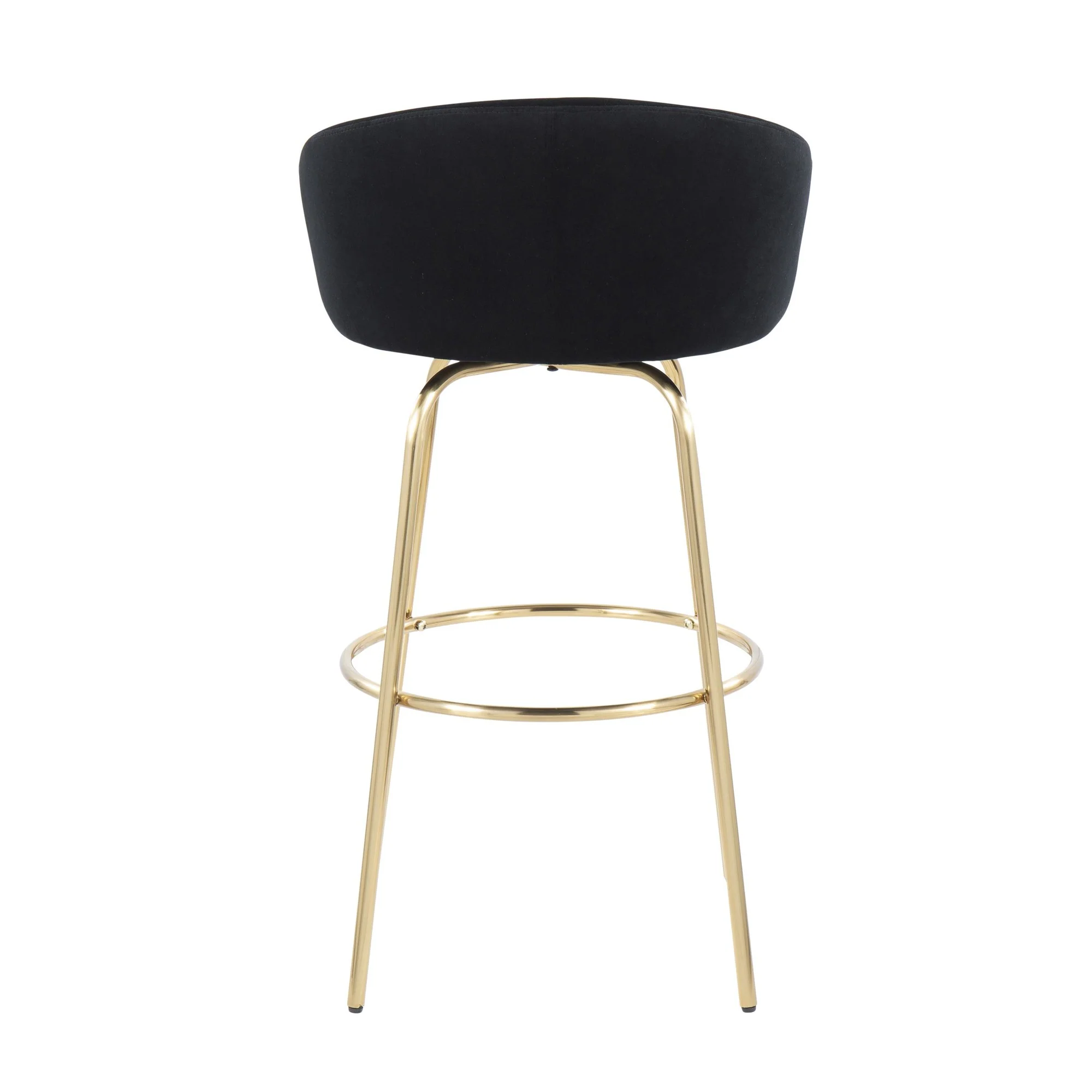 Claire 30" Fixed Height Barstool - Set of 2 Black By LumiSource - Image 8