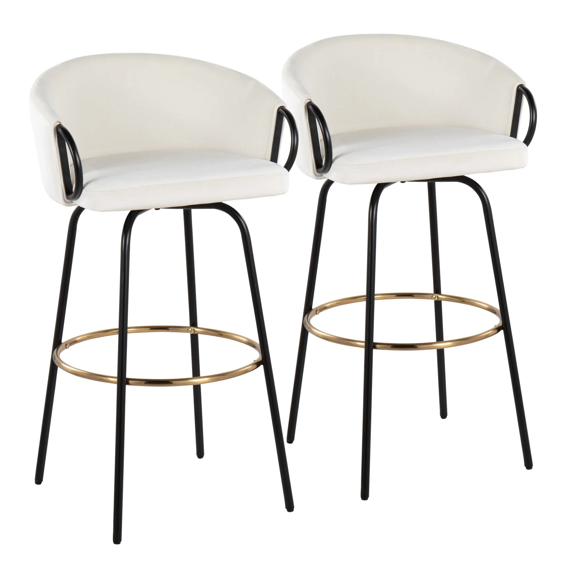Claire Barstool - Set of 2 Black By LumiSource - Image 9
