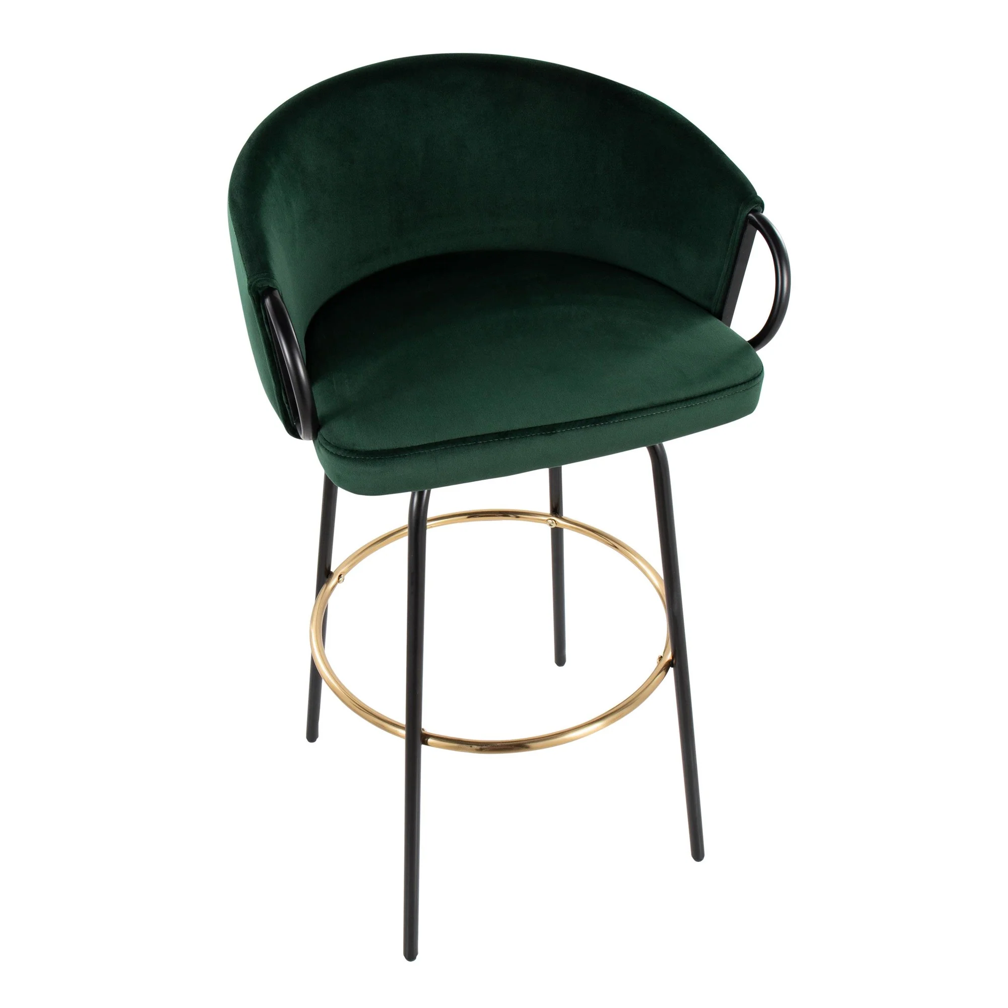 Claire Barstool - Set of 2 Green By LumiSource - Image 3